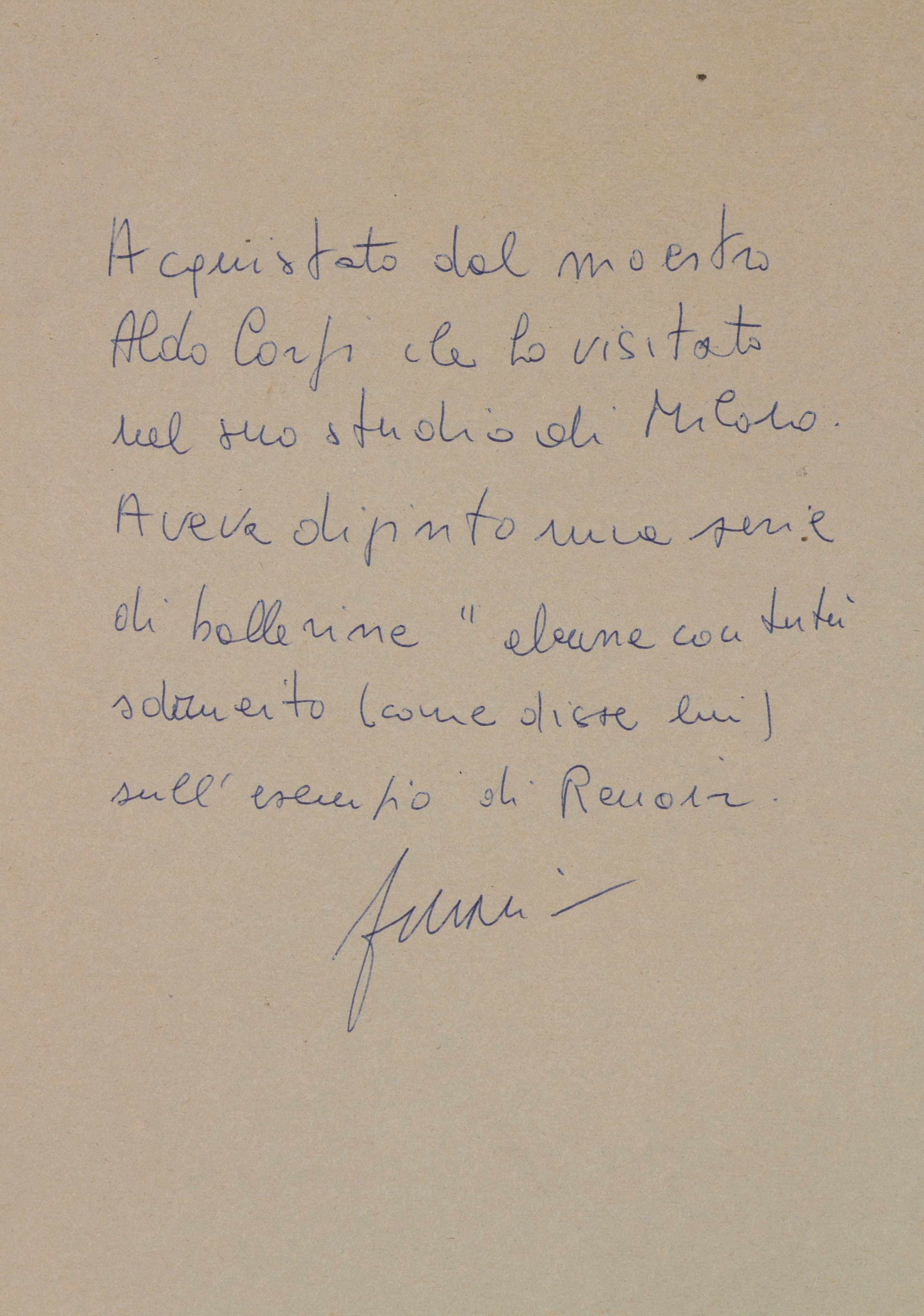 Aldo Carpi - Ballerina, tecnica mista su carta