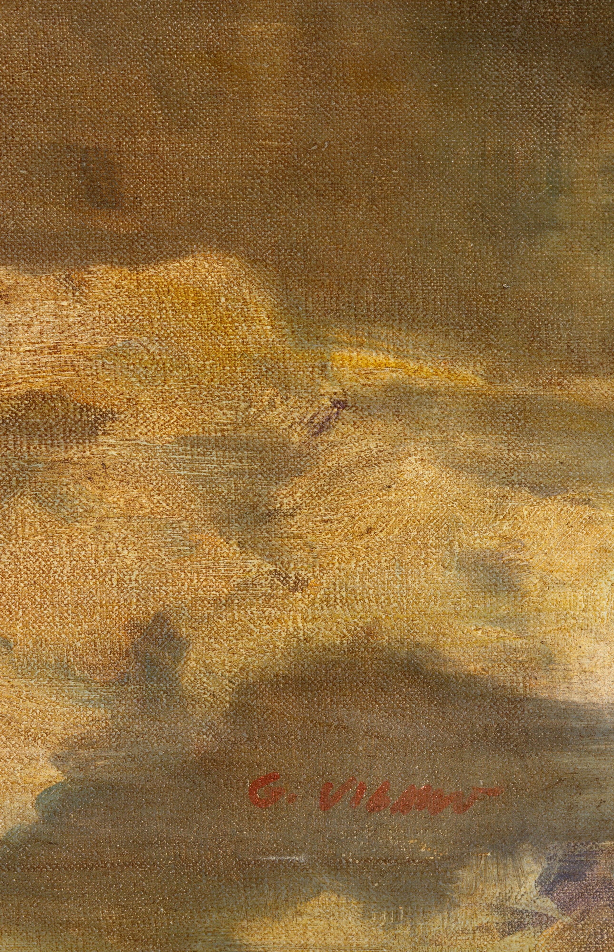 Autore non identificato, VECCHIA MILANO, olio su tela