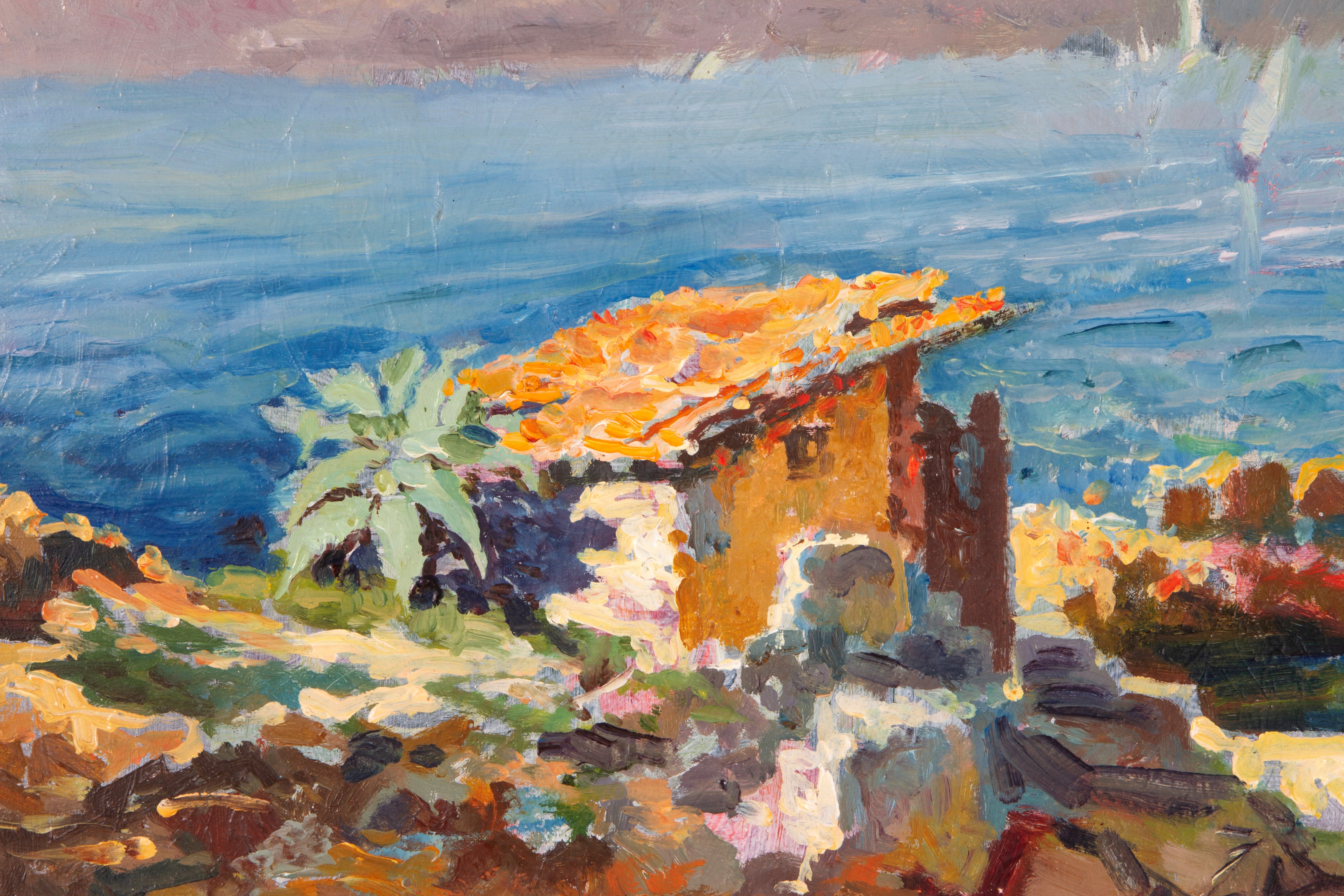 Dipinto 'VEDUTA DI LAGO'