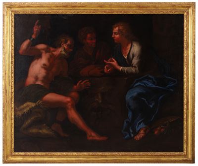 Giuseppe interpreta i sogni, olio su tela