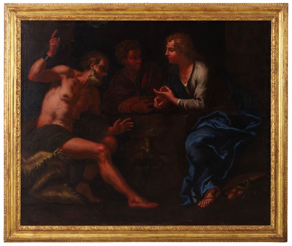 ZANCHI ANTONIO - Dipinto "GIUSEPPE INTERPRETA I SOGNI"