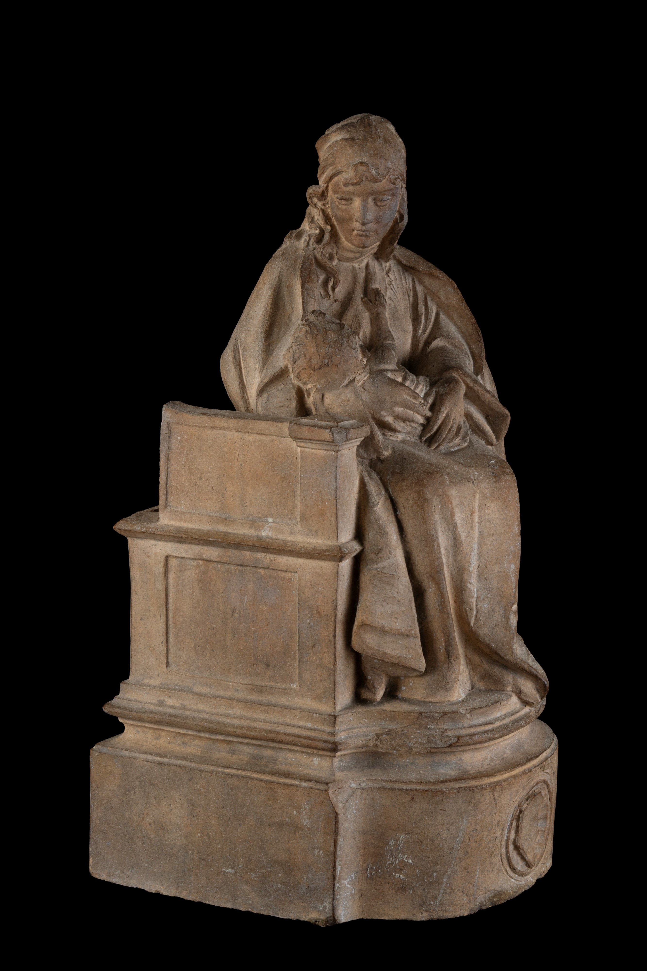 Scultura, 'Maternità', terracotta, XIX secolo