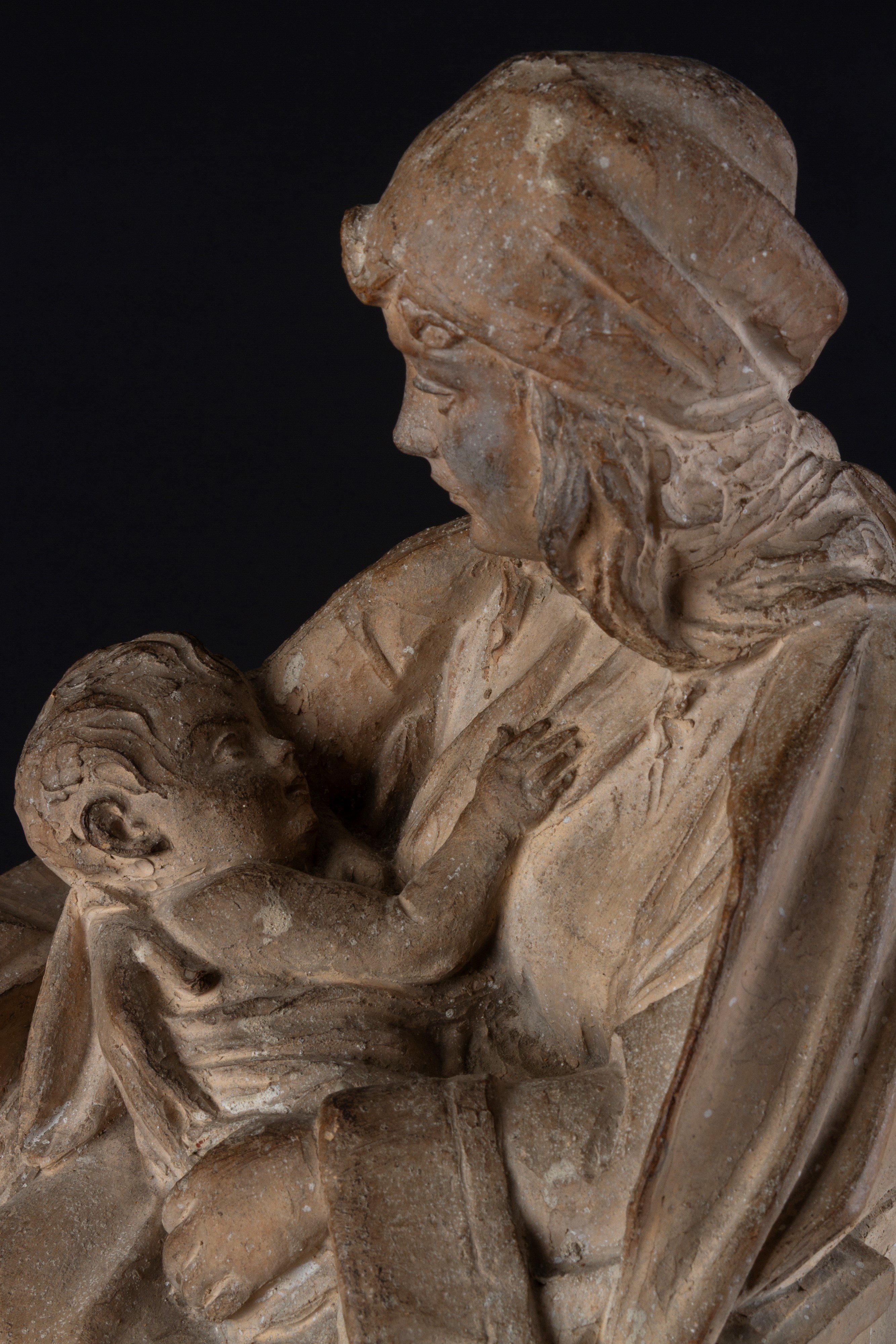 Scultura, 'Maternità', terracotta, XIX secolo