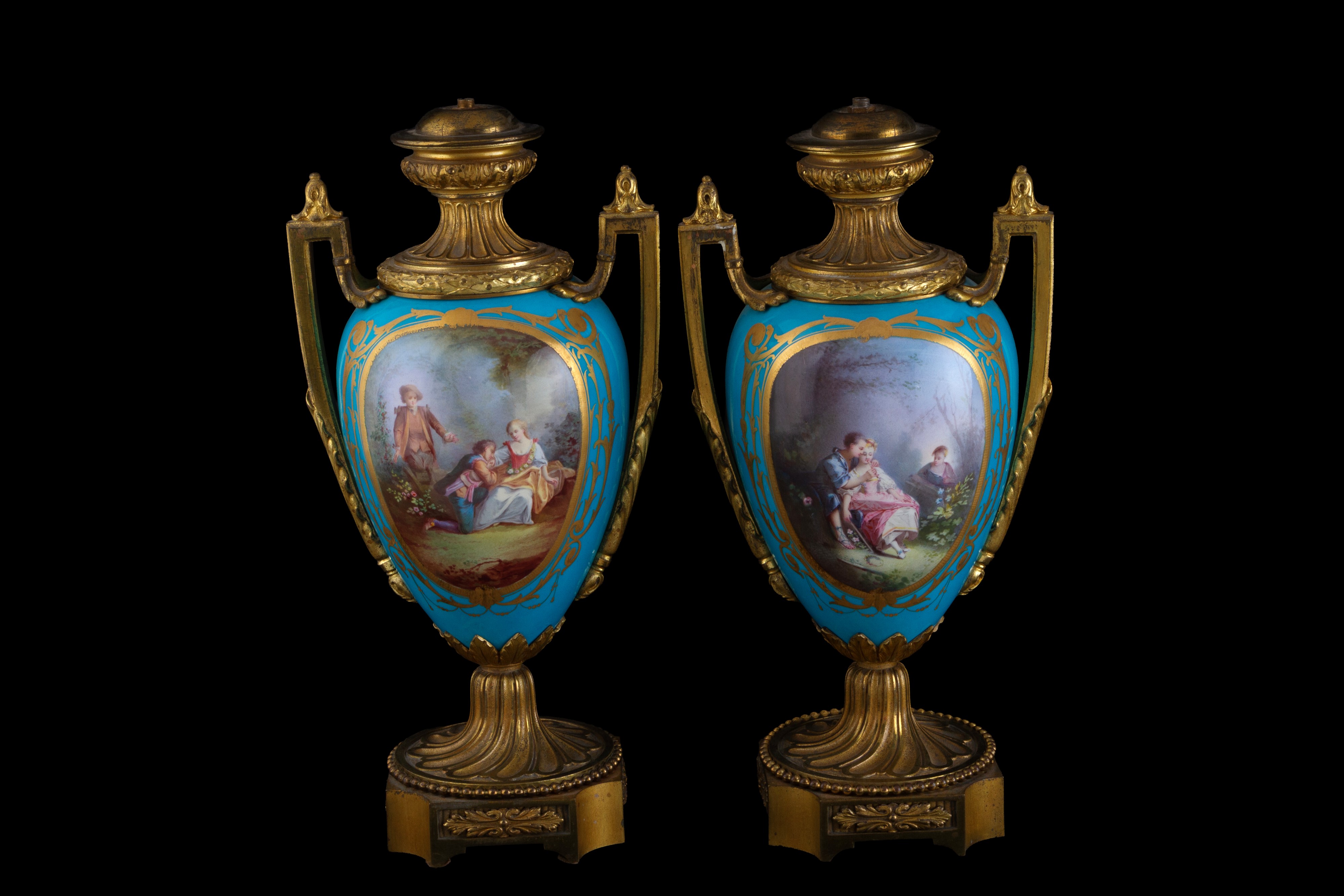 Coppia di vasi Sevres