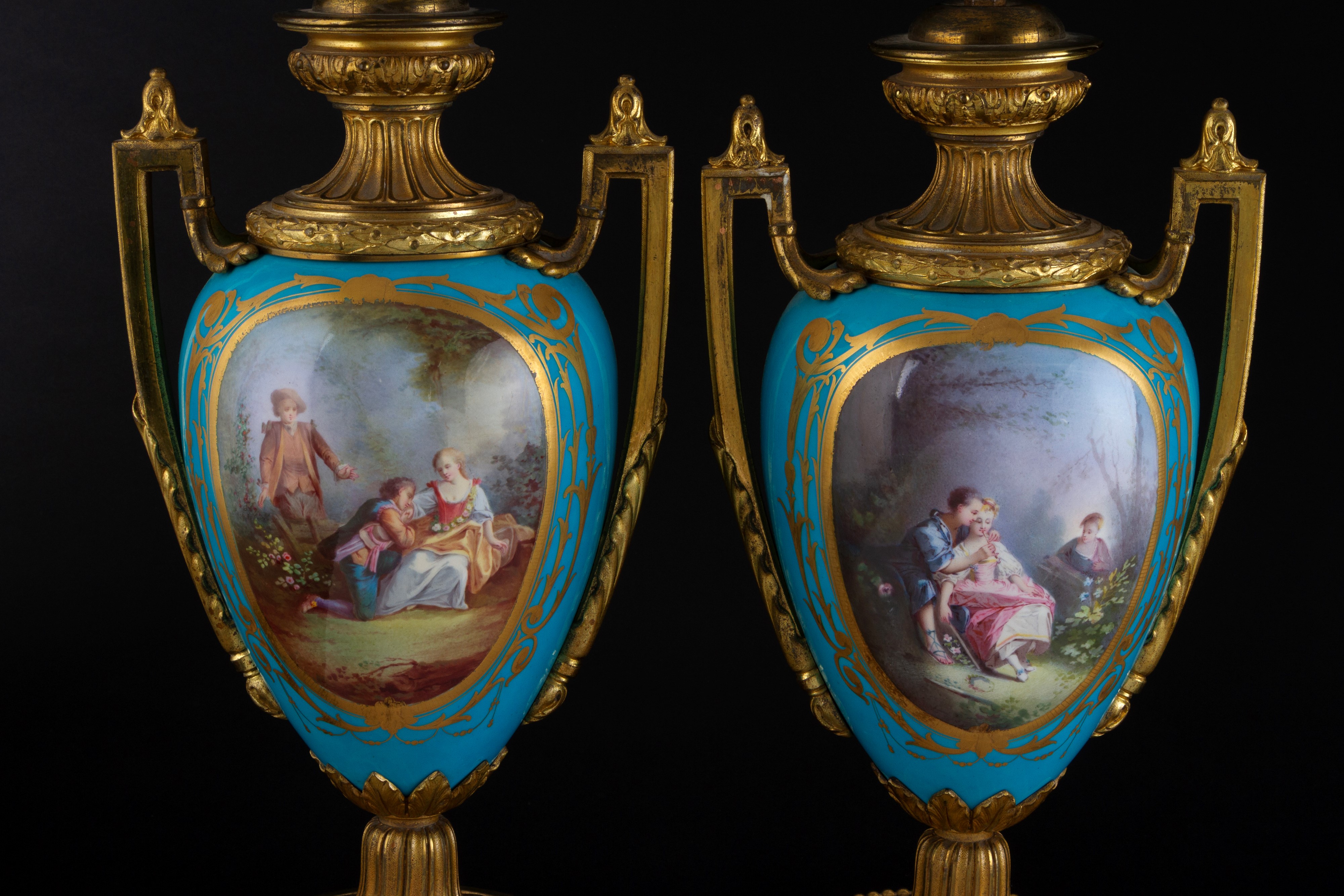 Coppia di vasi Sevres