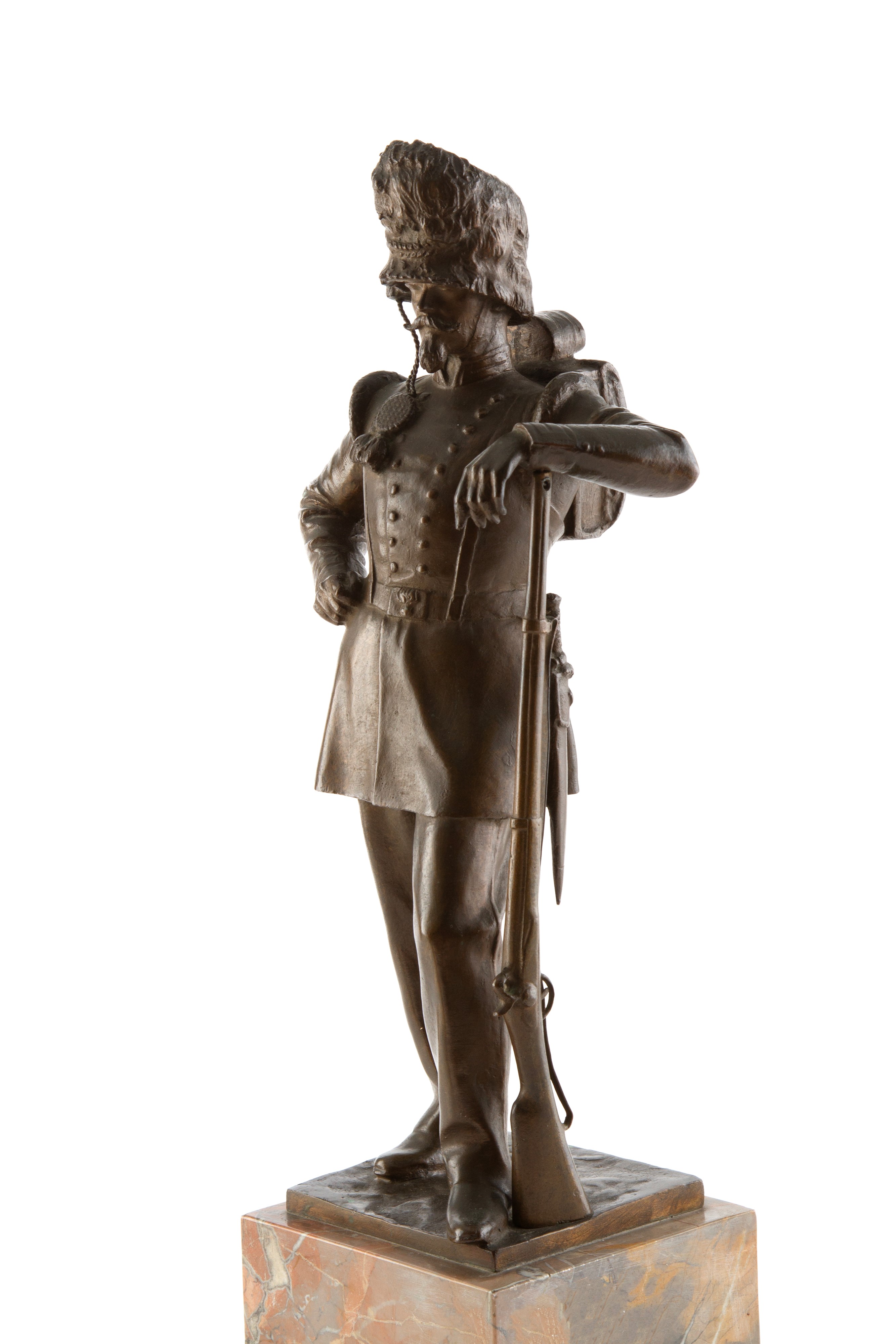 Scultura in Bronzo "soldato dei Granatieri di Sardegna"