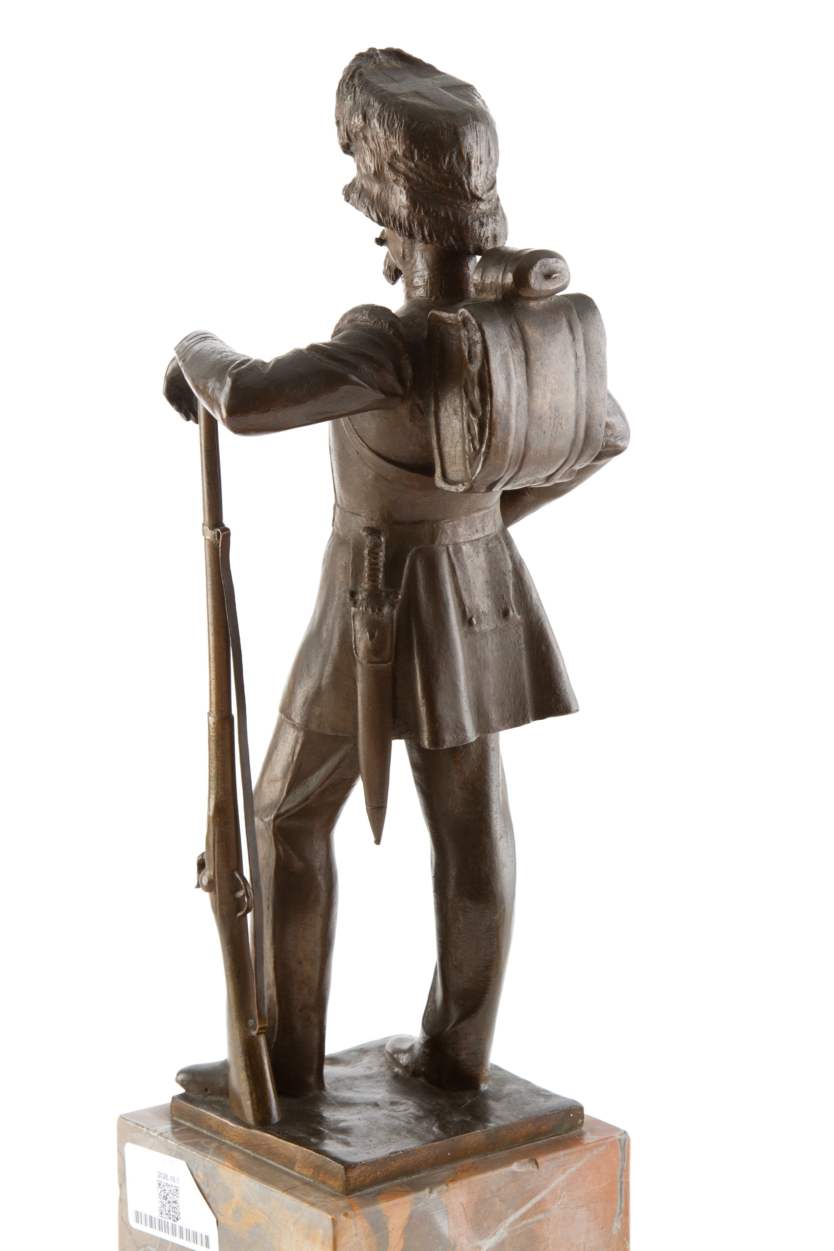 Scultura in Bronzo "soldato dei Granatieri di Sardegna"