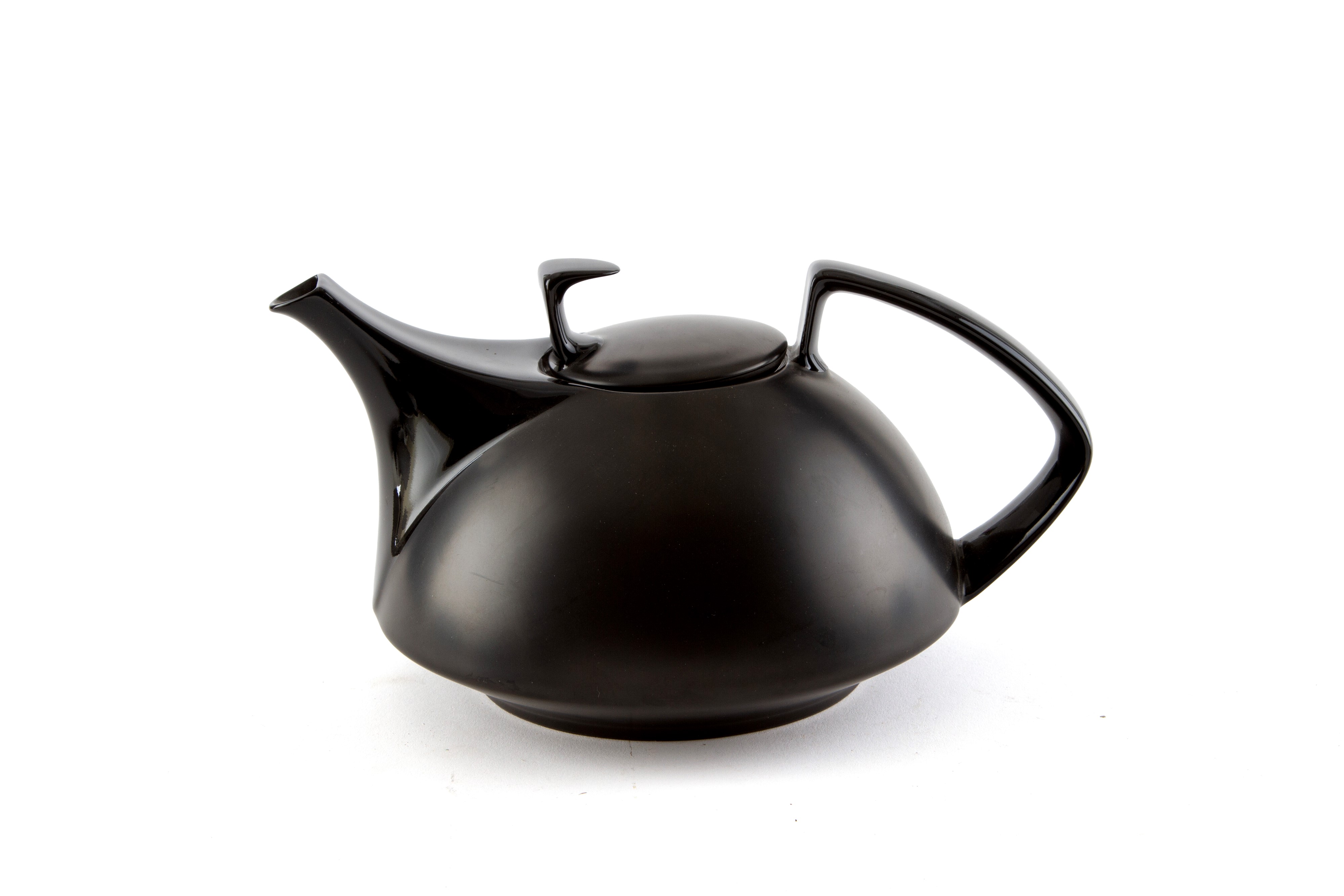 Rosenthal, Servizio da tè in porcellana bianca e nera