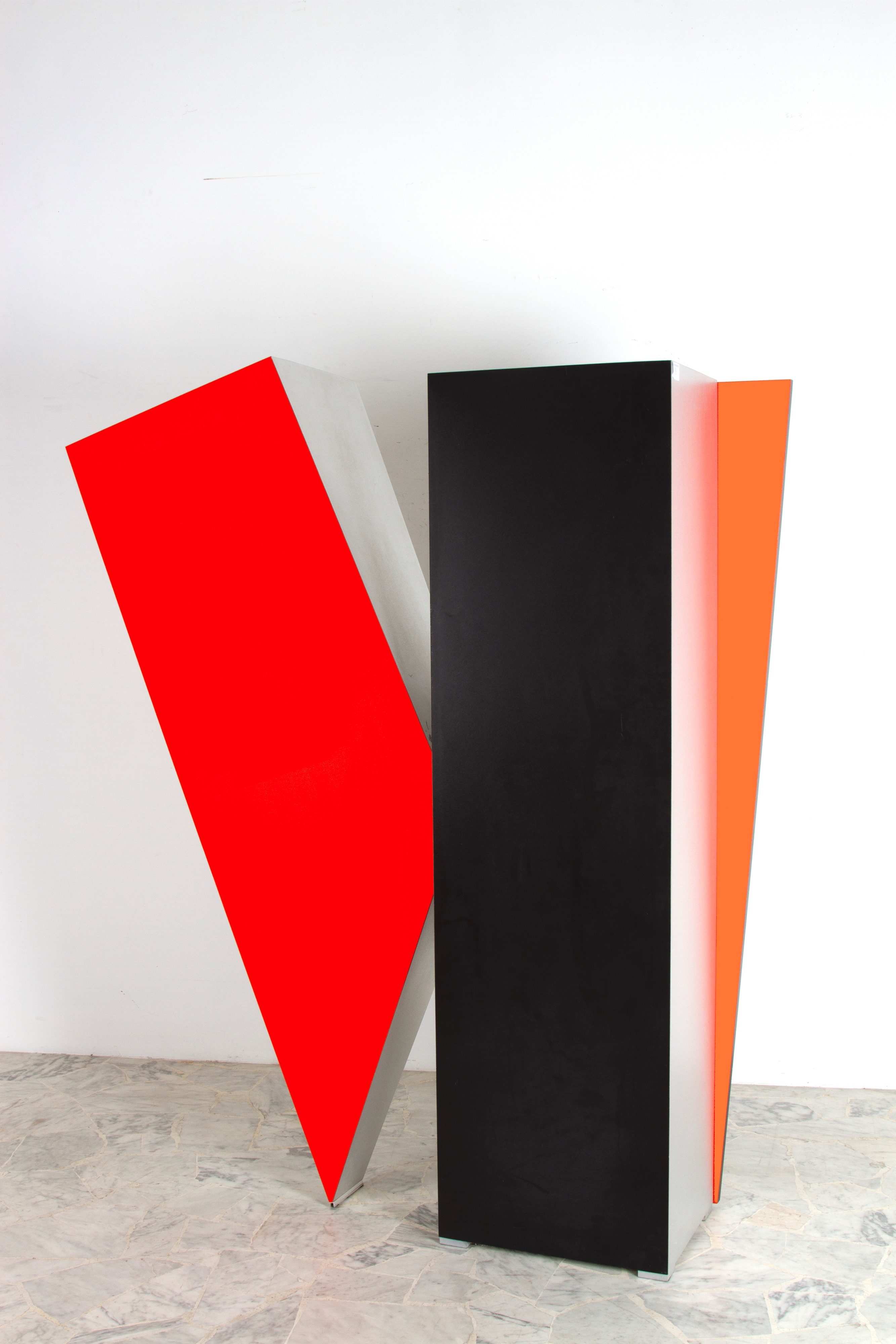 Primo Formenti - Mobile scultura 'I CONTENITORI DI SOGNI', legno e formica, 2008