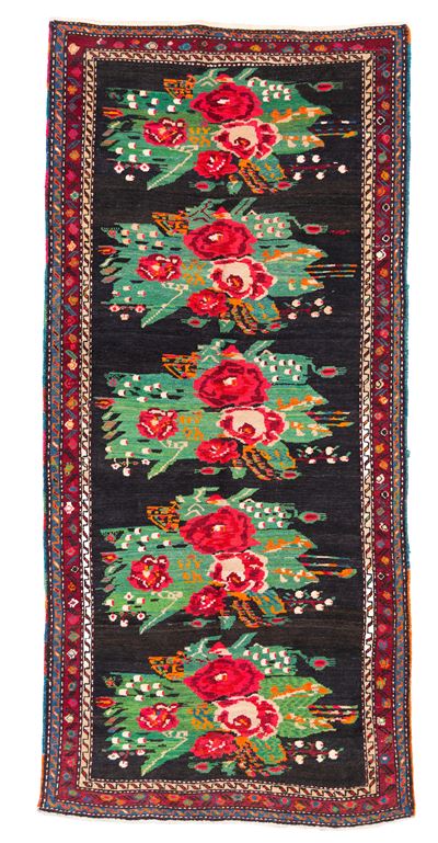 Tappeto Karabagh, Caucaso, Inizio XX secolo, 285x130 cm ca.