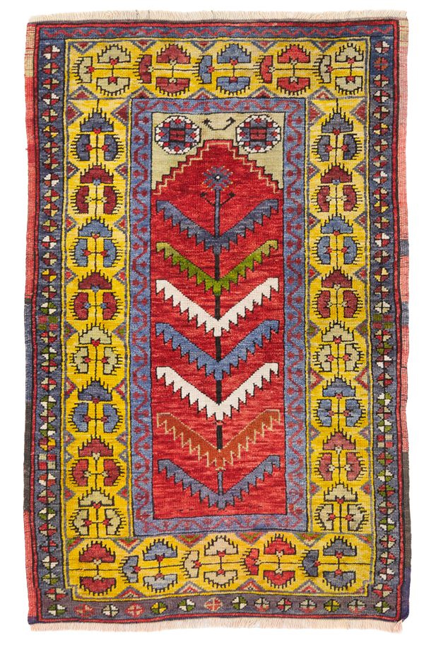 Pergamon Area rug with a Tree of Life Design. Western Anatolia.