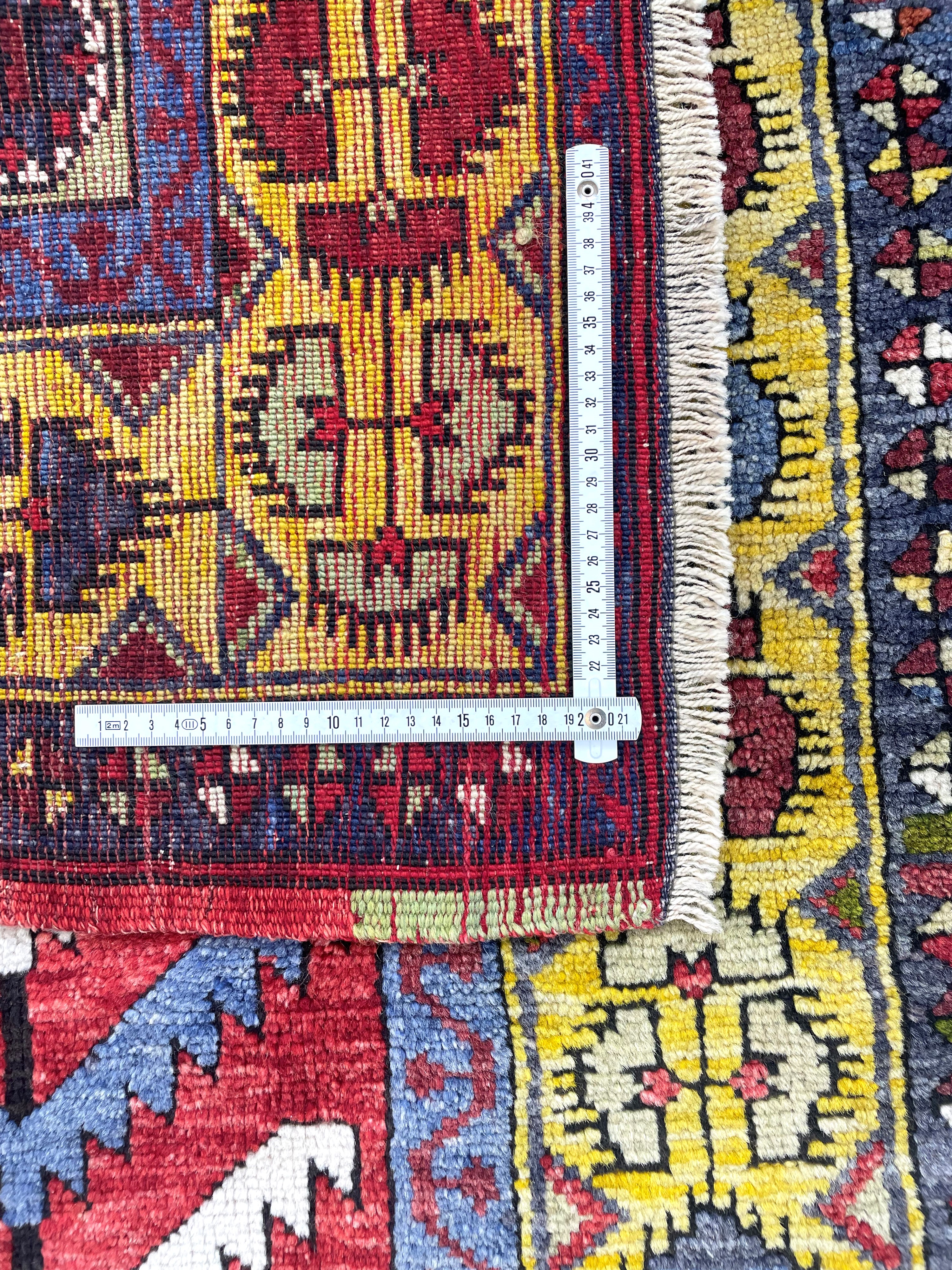 Tappeto Area di Pergamo disegno albero della vita. Anatolia Occidentale