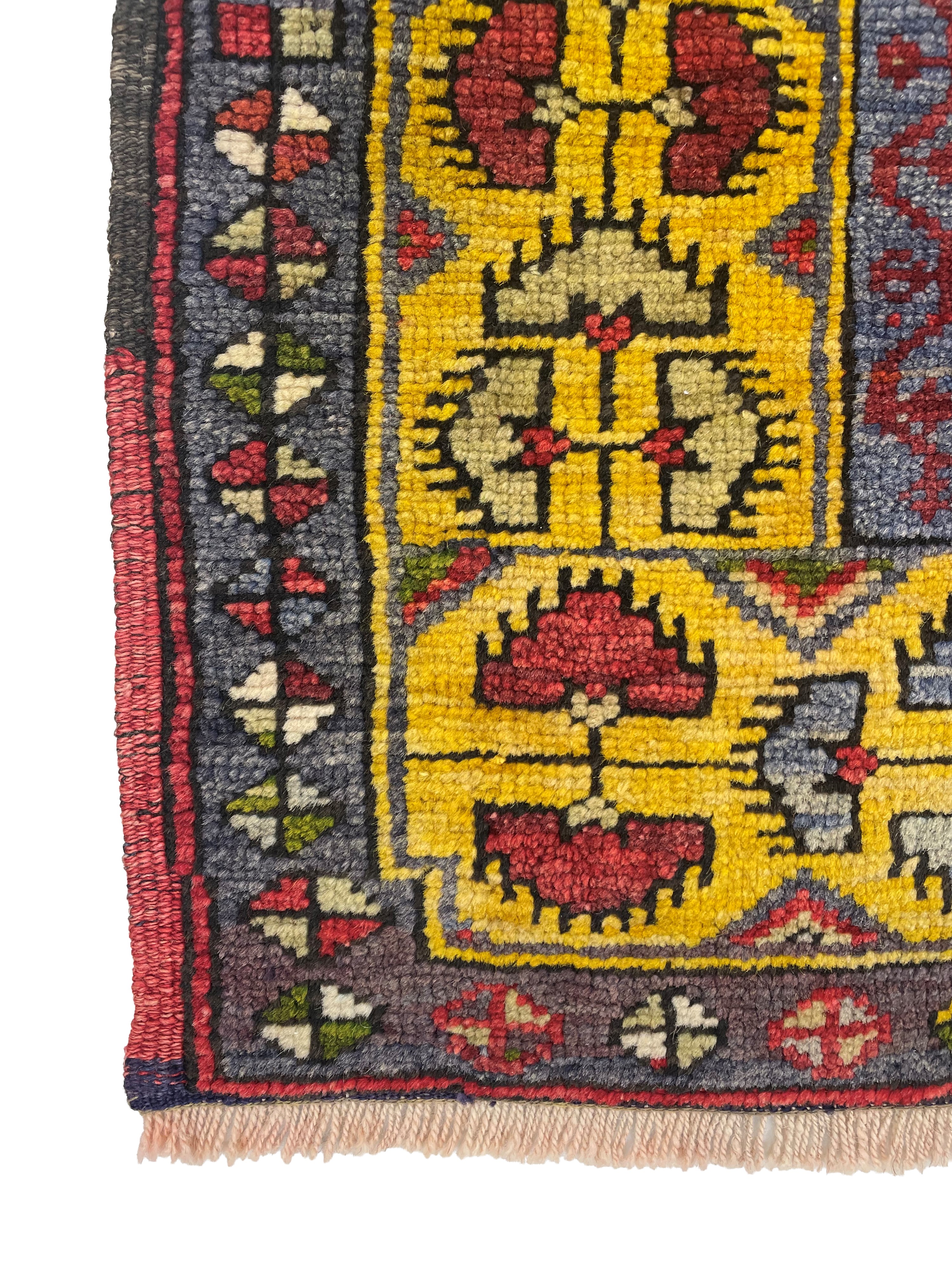 Tappeto Area di Pergamo disegno albero della vita. Anatolia Occidentale