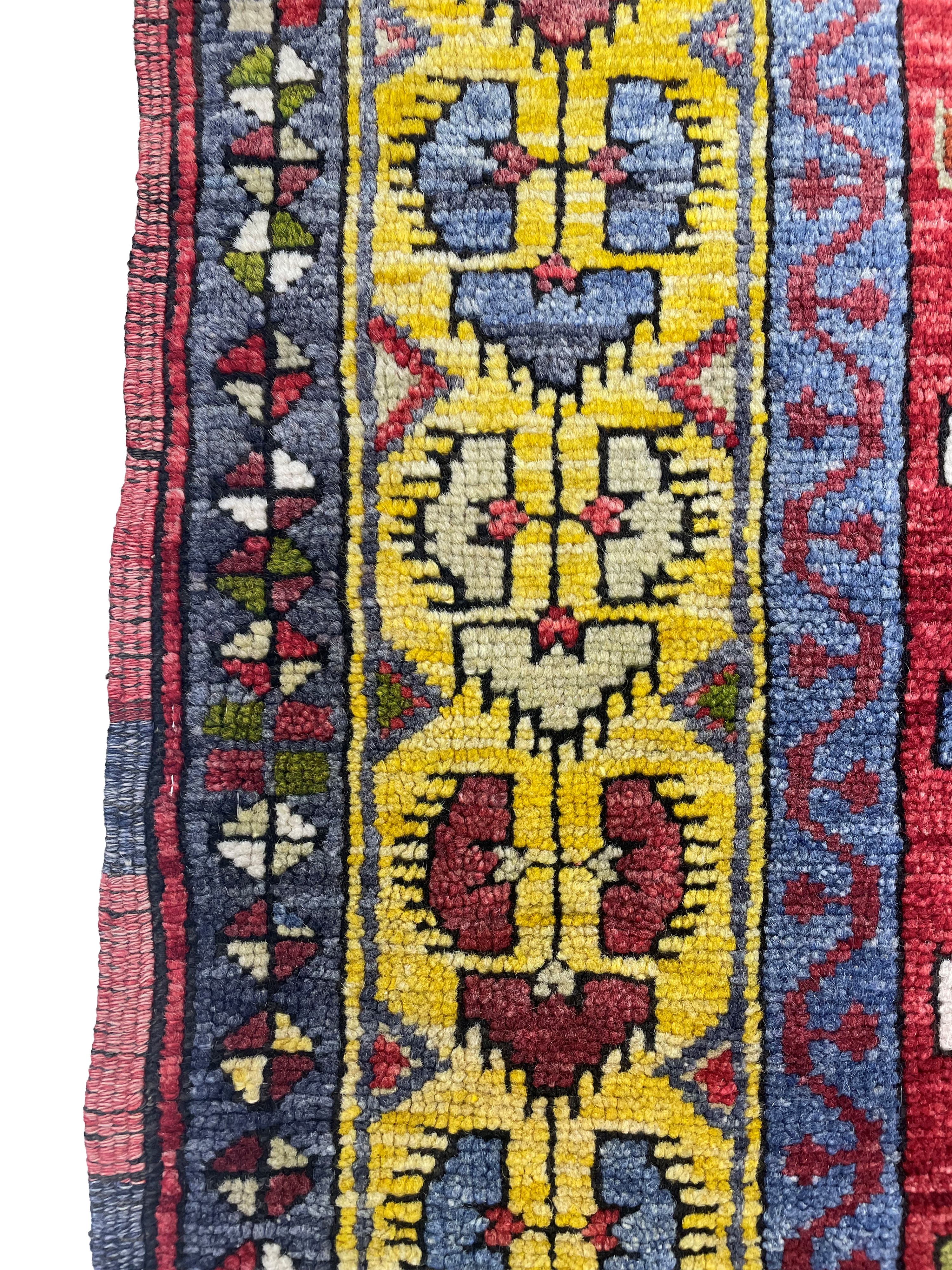 Tappeto Area di Pergamo disegno albero della vita. Anatolia Occidentale