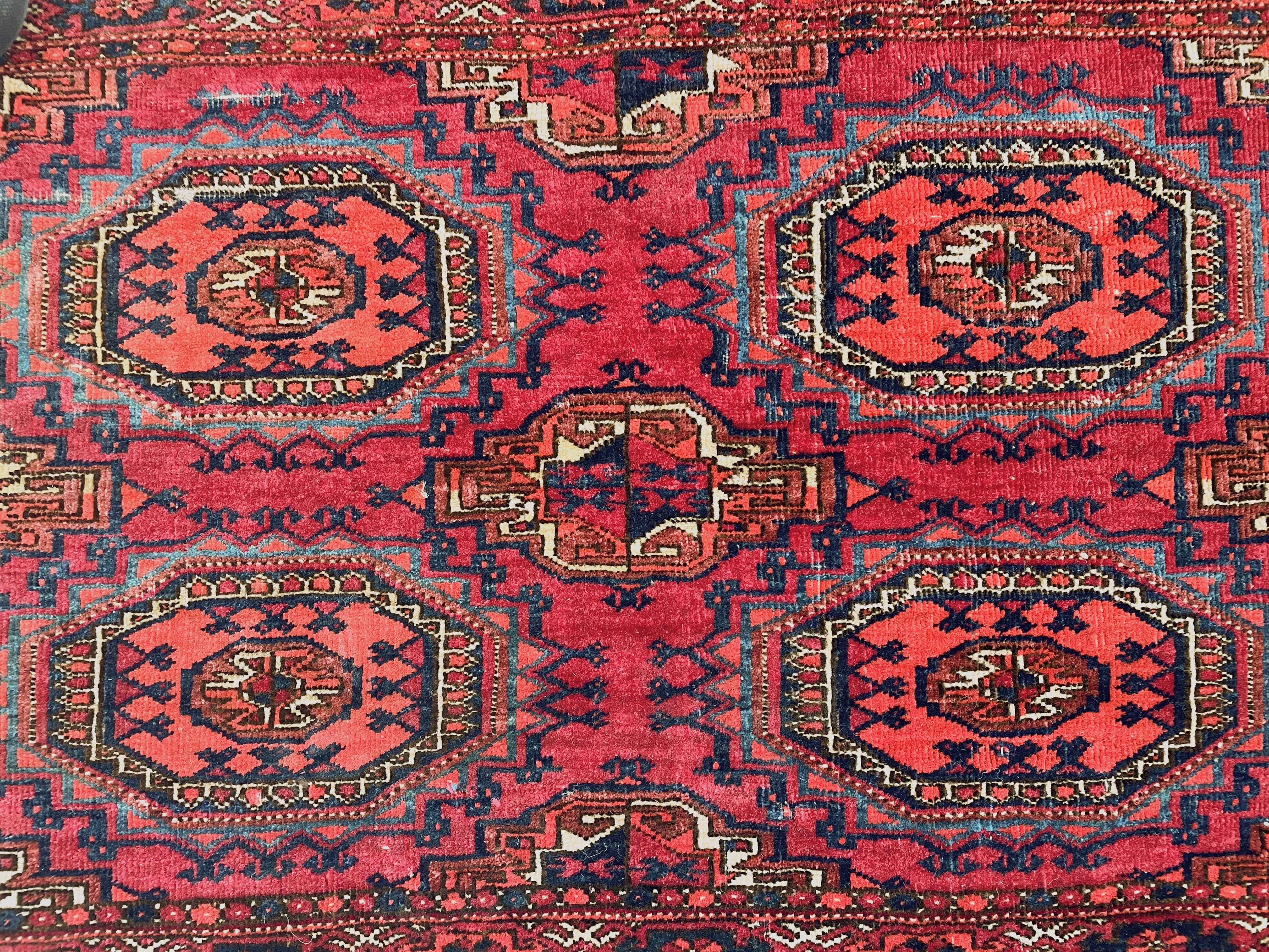 Tappeto Tekkè Torba, Turkestan Occidentale, 146x80 cm