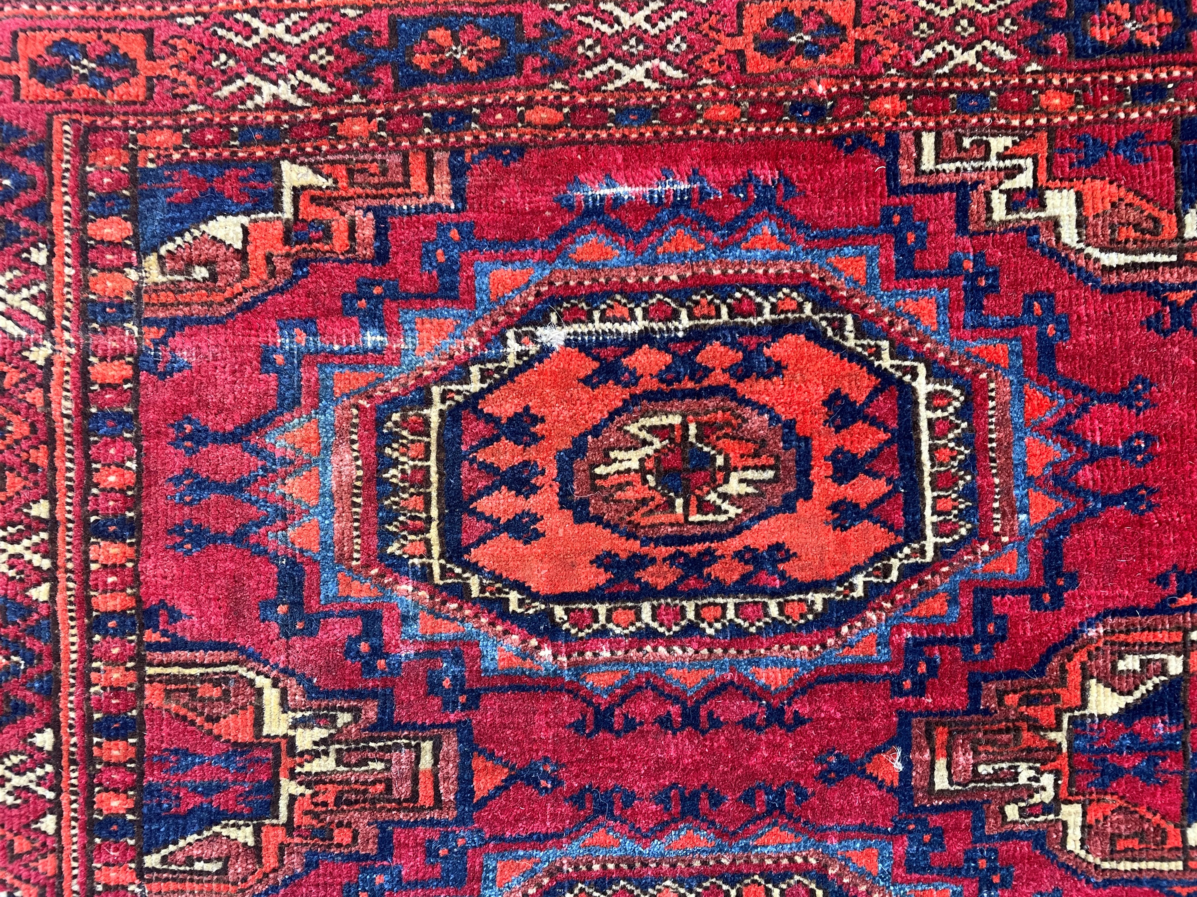 Tappeto Tekkè Torba, Turkestan Occidentale, 146x80 cm
