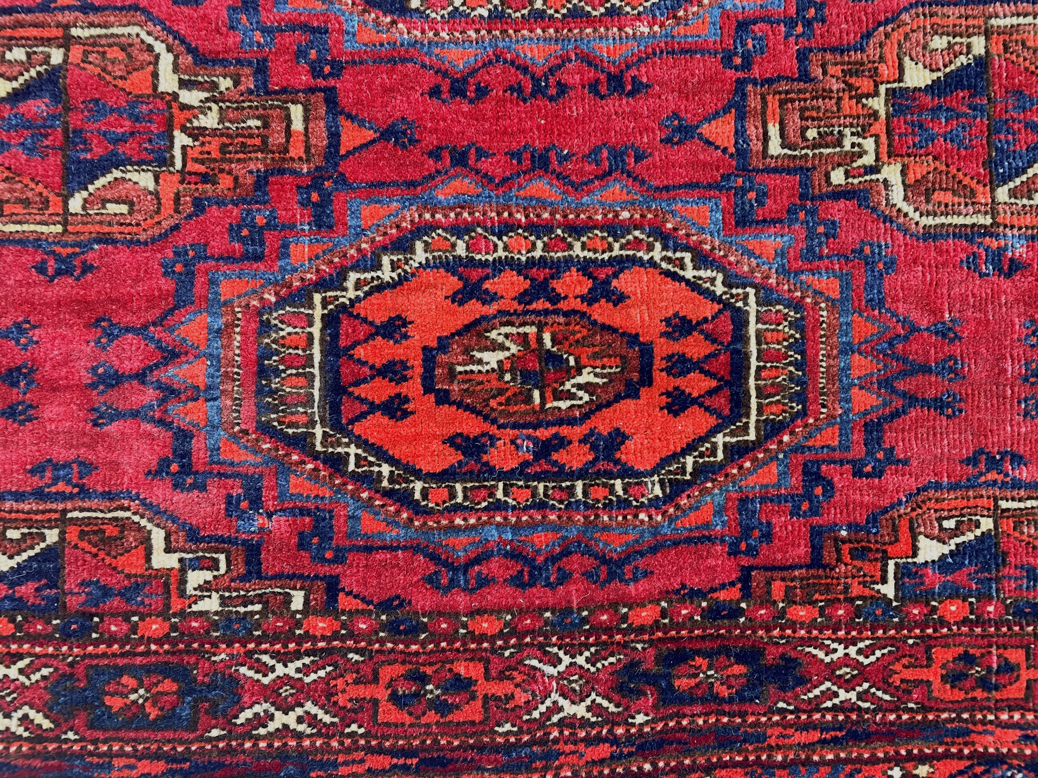Tappeto Tekkè Torba, Turkestan Occidentale, 146x80 cm