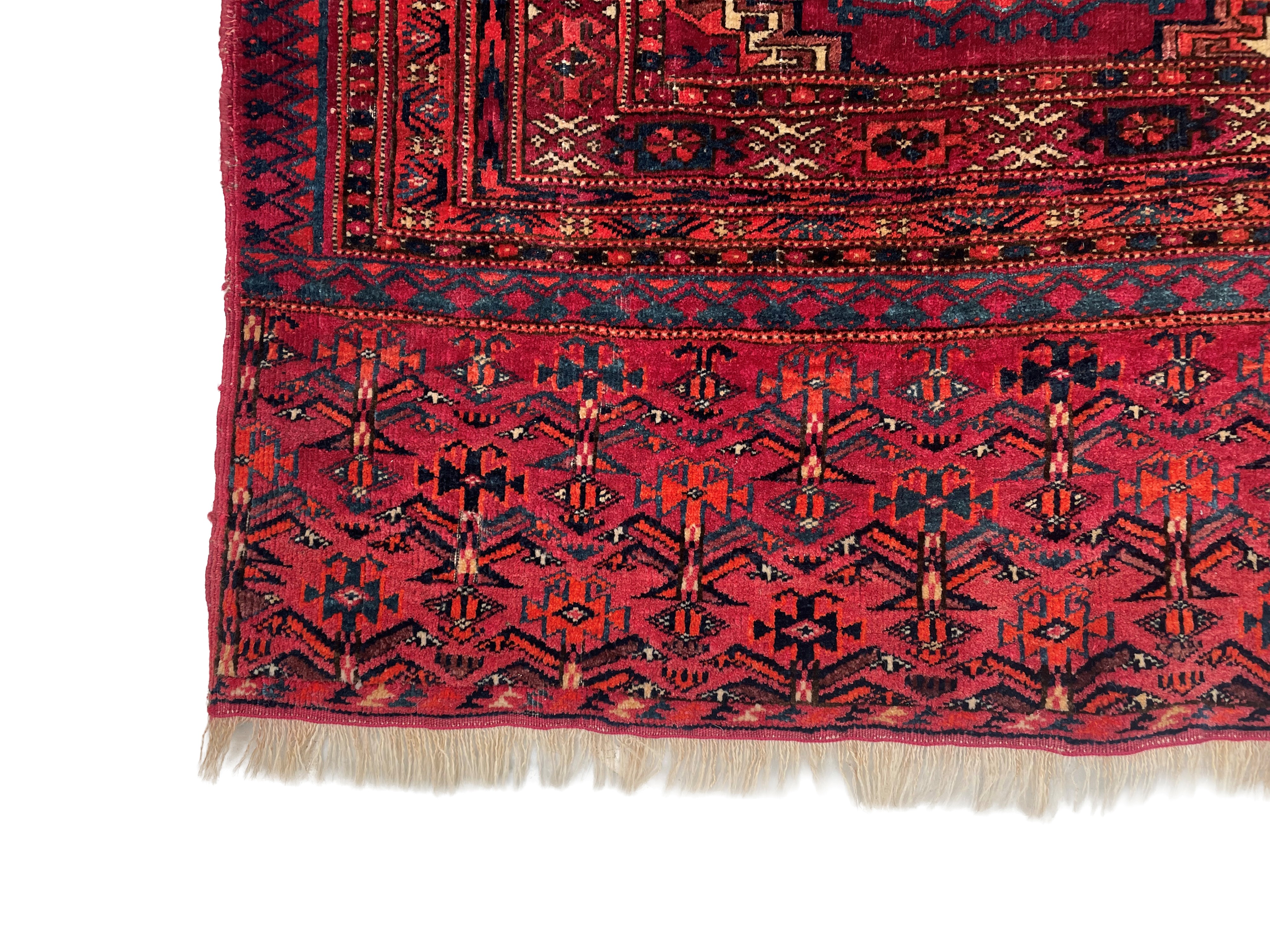 Tappeto Tekkè Torba, Turkestan Occidentale, 146x80 cm