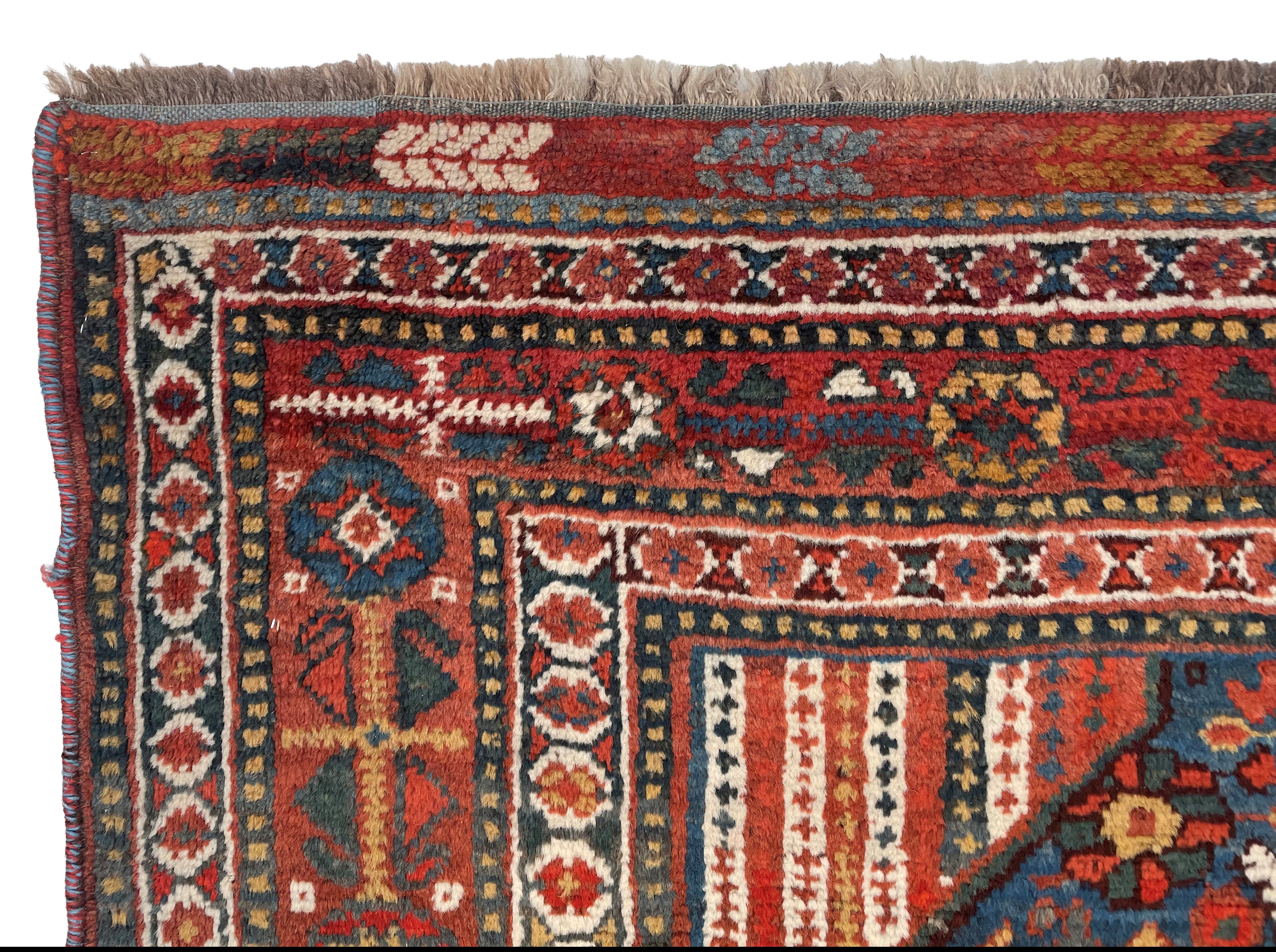 Tappeto Khamseh, Persia, circa 1900, dimensioni 273x173 cm