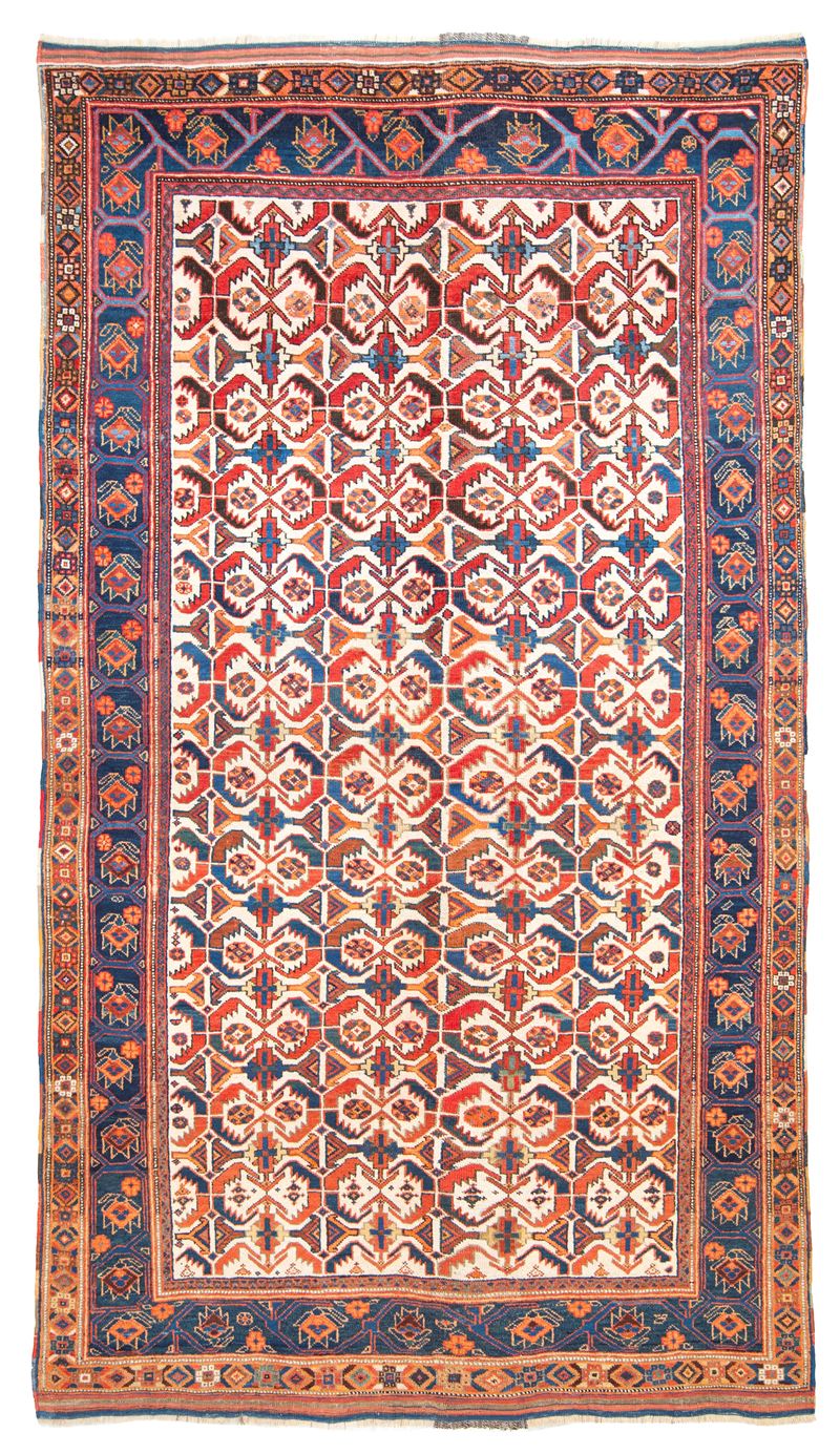 Tappeto Afshari, Persia, circa 1900, 252x145 cm