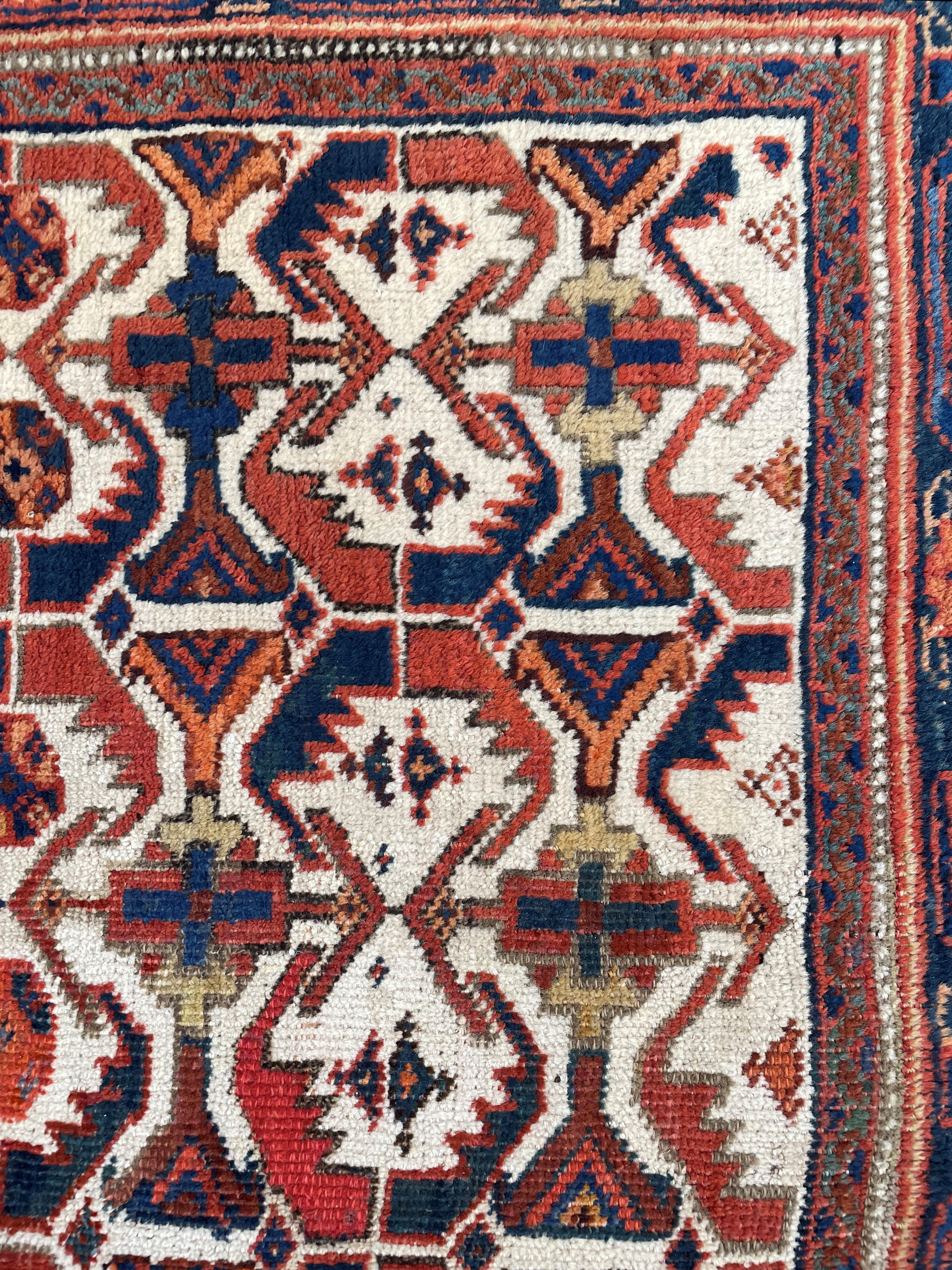 Tappeto Afshari, Persia, circa 1900, 252x145 cm