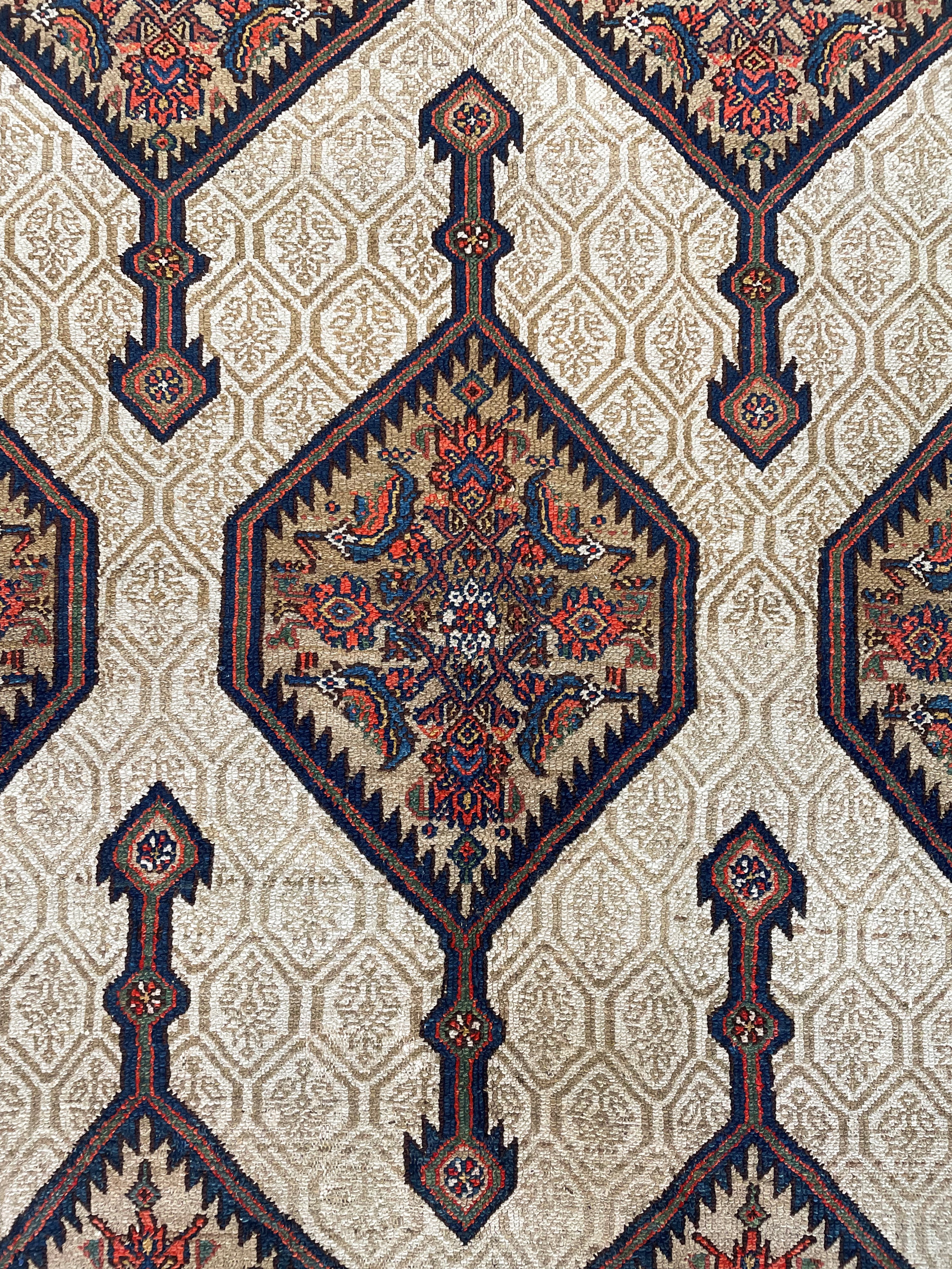 Tappeto Hamadan, Persia, fine XIX secolo, 347x170 cm