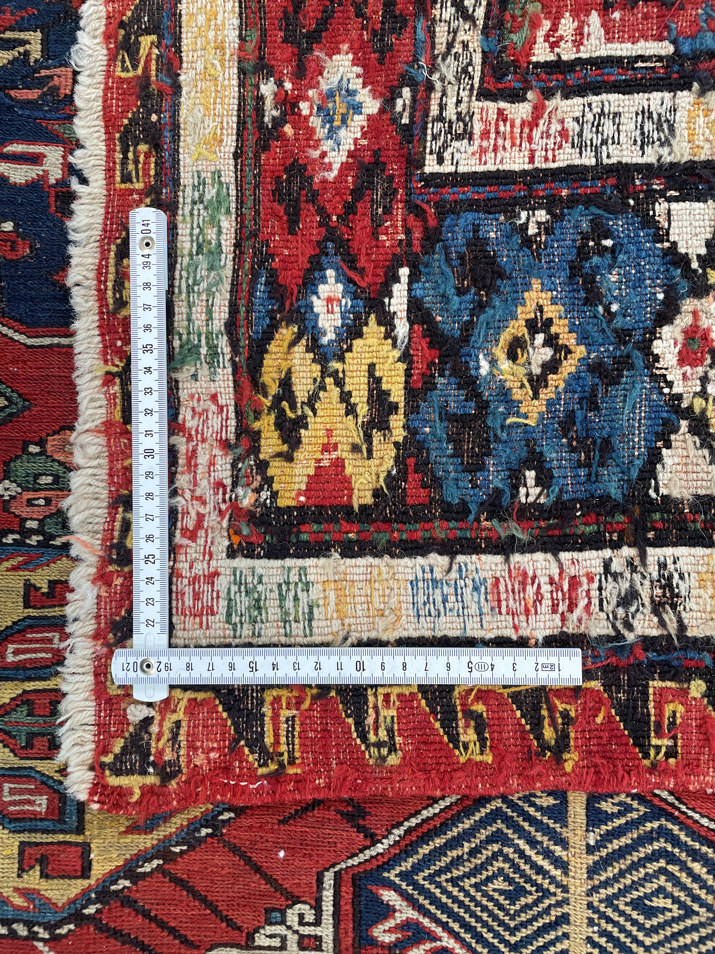 Tappeto Sumack Area Kuba, Caucaso, seconda metà del XIX secolo, 325x205 cm