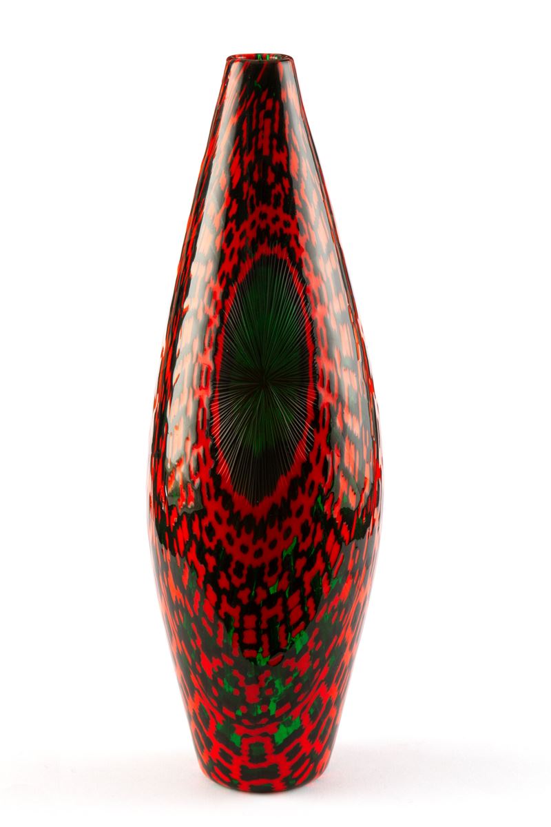 Lorenzo Tartari Marty - Vaso Caleidos in vetro di Murano
