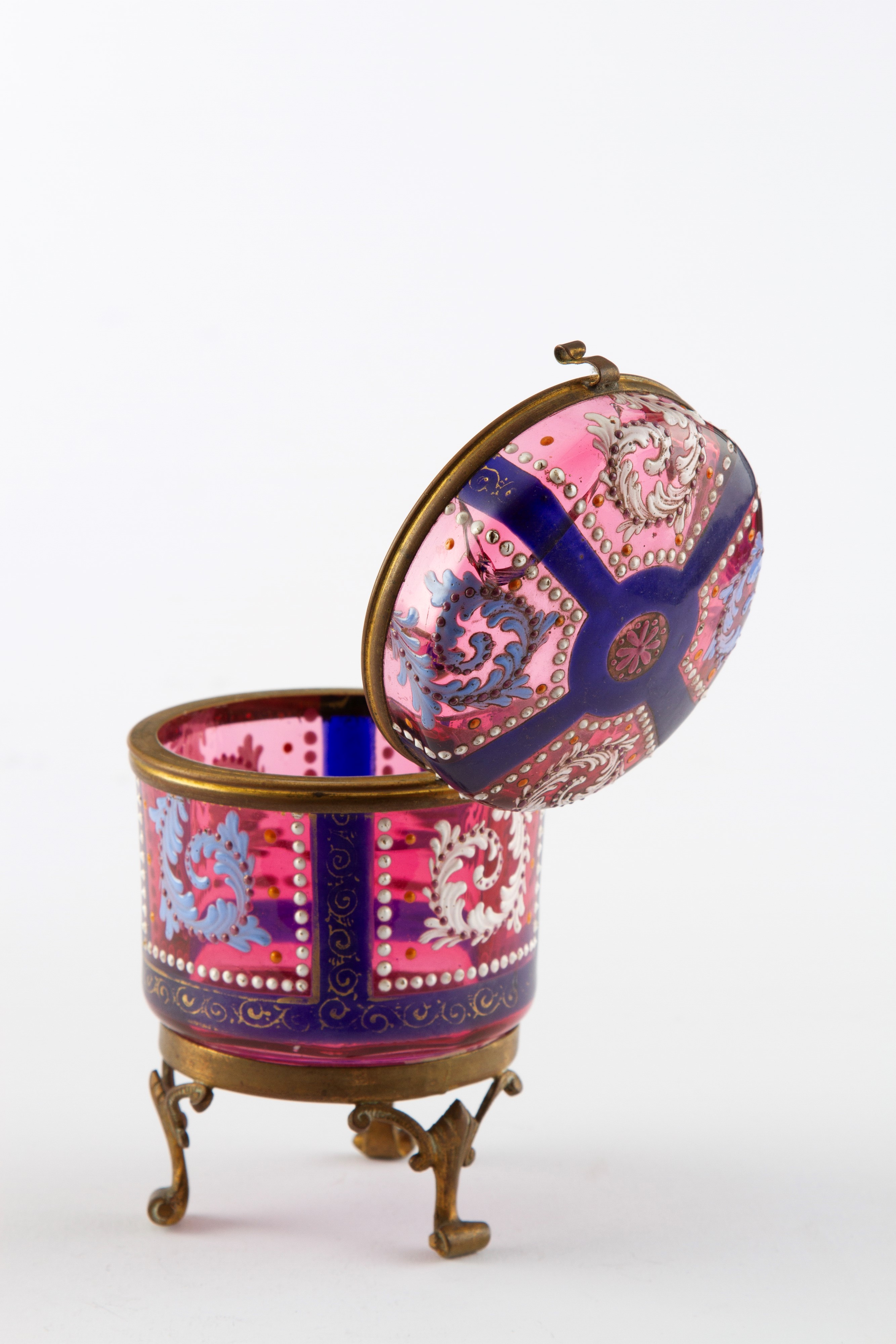 Scatola in vetro smaltata