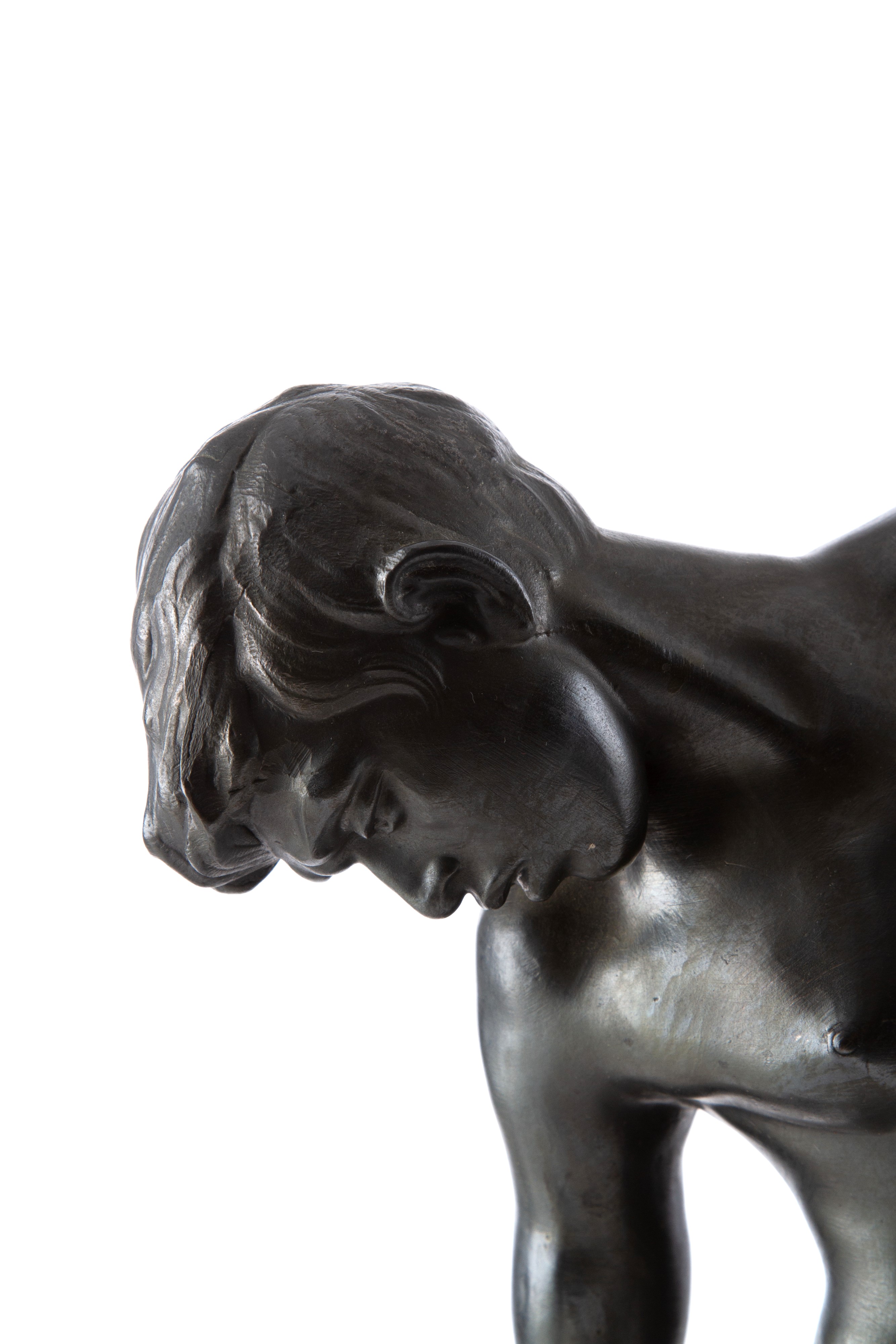 Scultura "RAGAZZO MORSO DAL GRANCHIO"