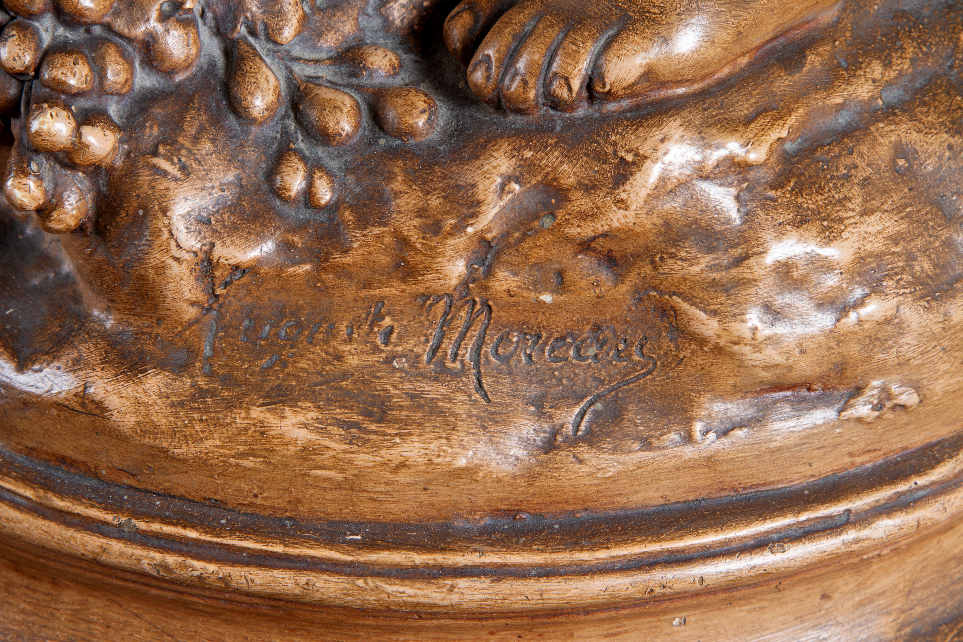 Gruppo in terracotta "ALLEGORIA DELL'AUTUNNO"