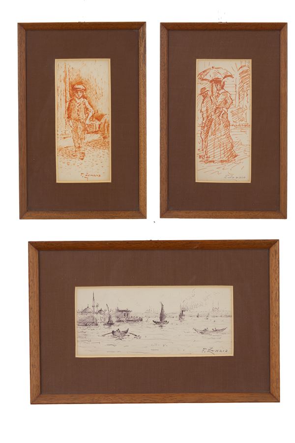 FAUSTO ZONARO - Tre disegni