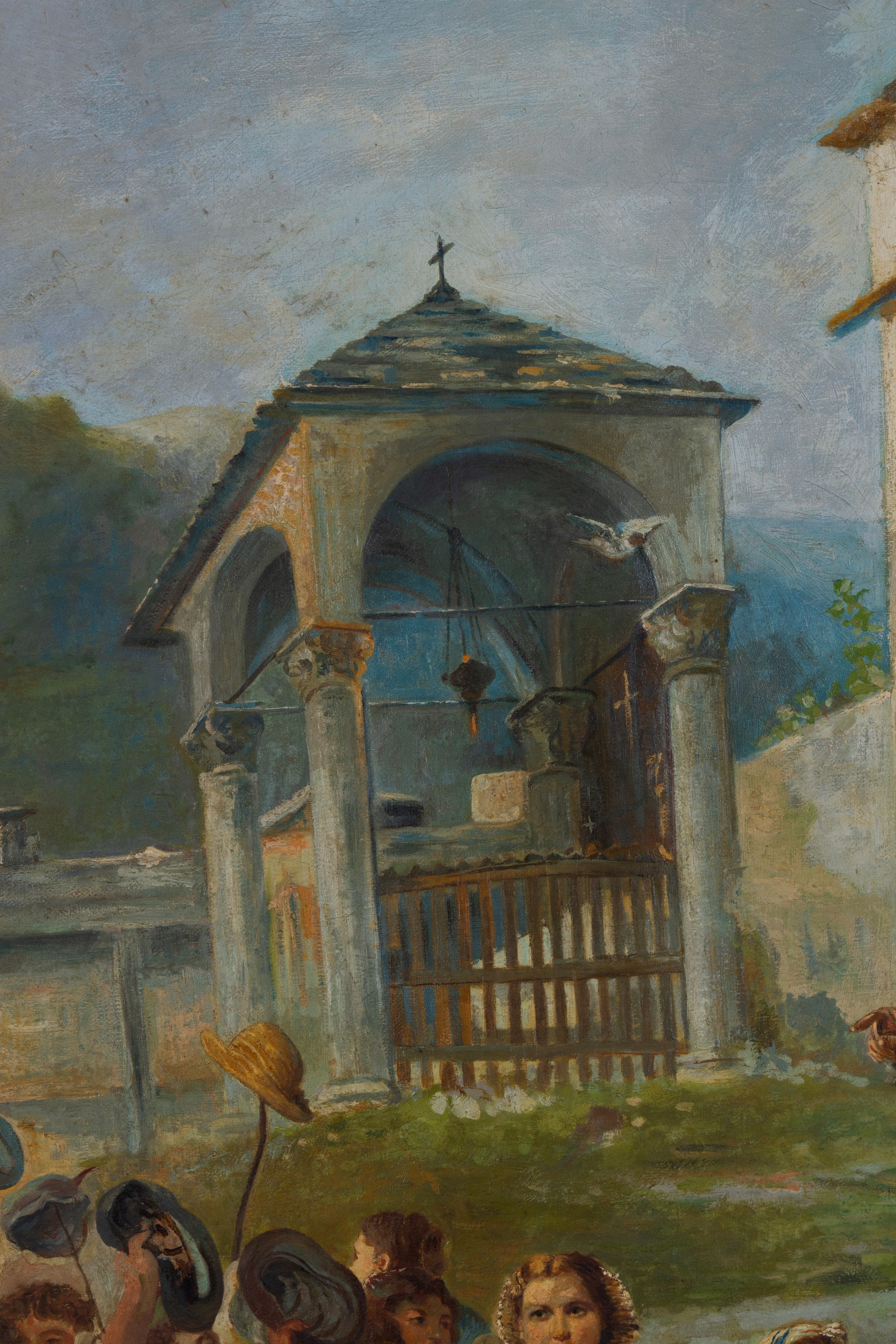 Dipinto 'LA PARTENZA DEI VOLONTARI'