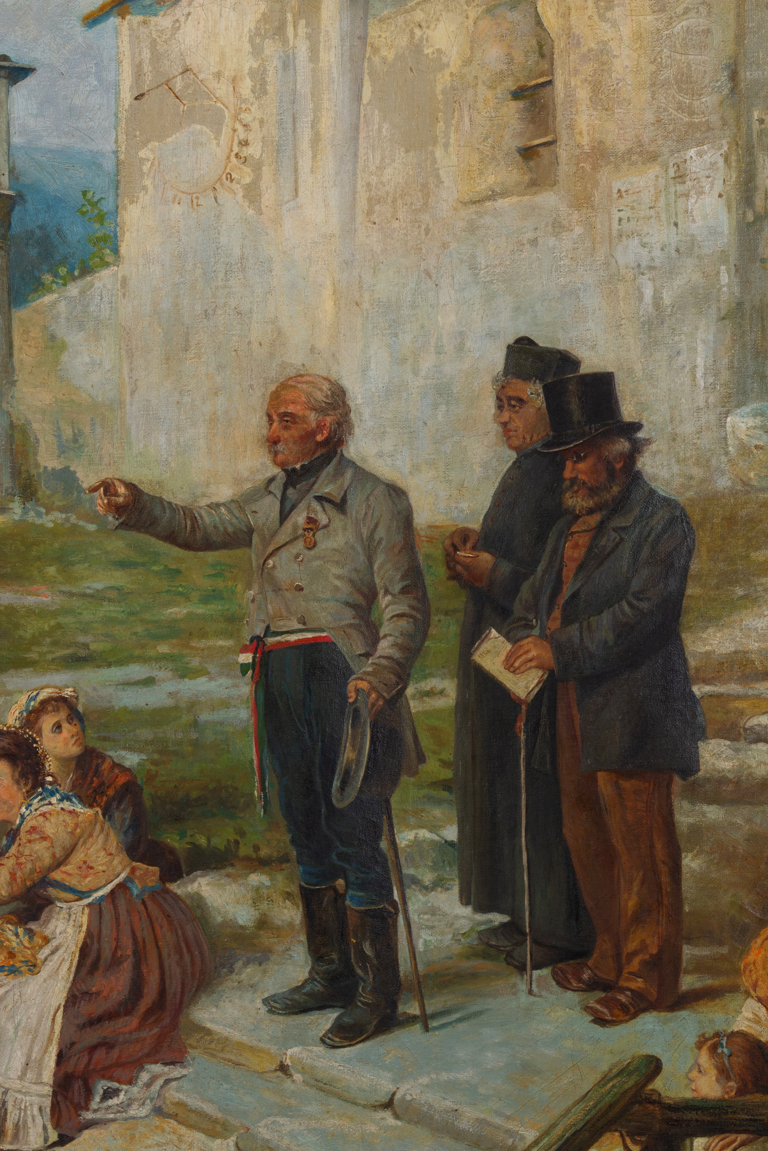 Dipinto 'LA PARTENZA DEI VOLONTARI'