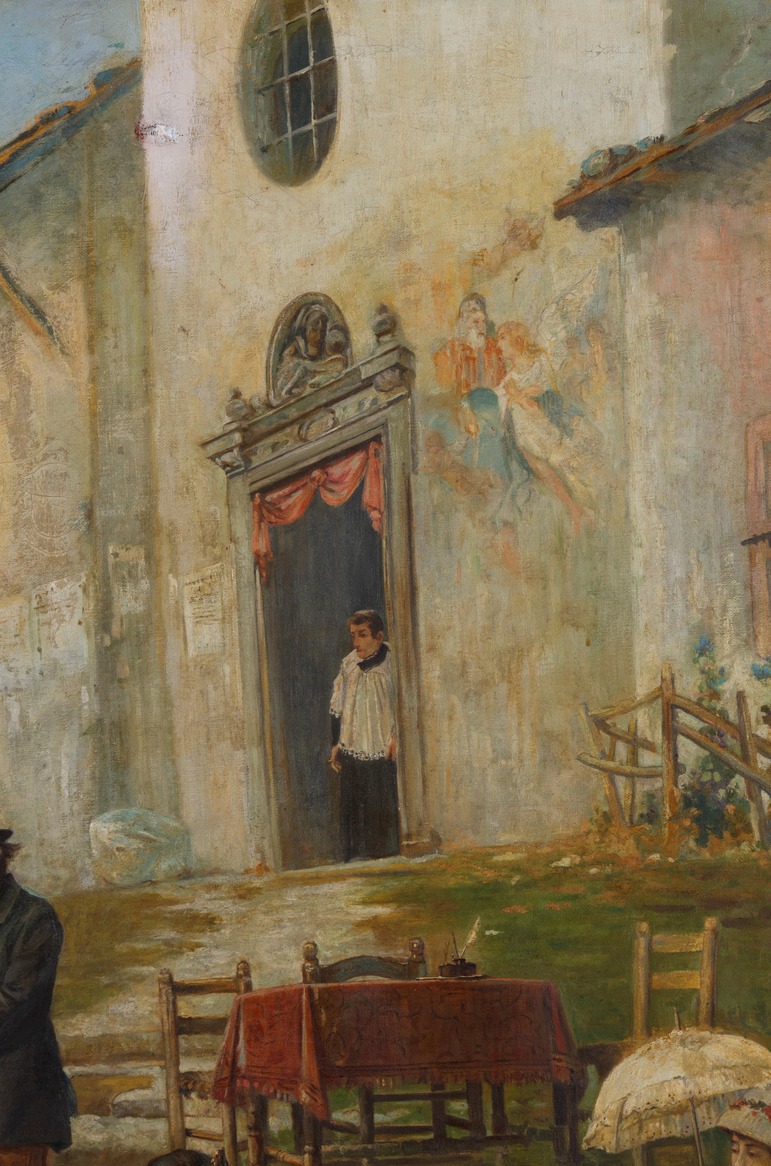 Dipinto 'LA PARTENZA DEI VOLONTARI'