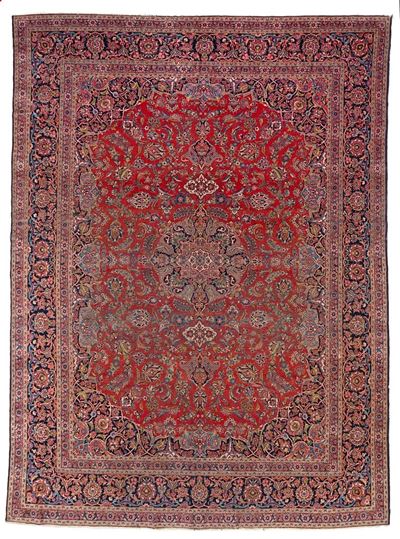Tappeto Kashan (Persia), circa 1900