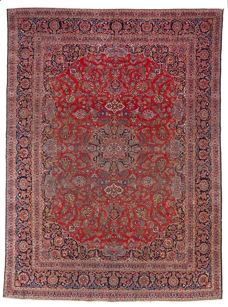 Tappeto Kashan (Persia), circa 1900