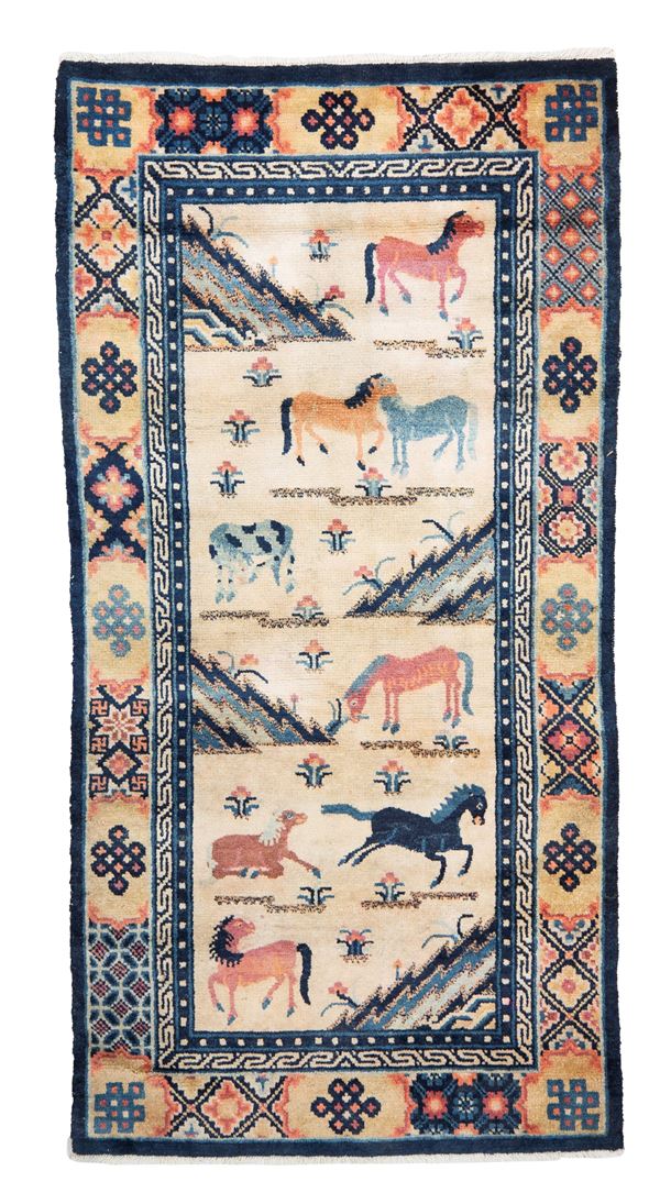 Peking carpet. China