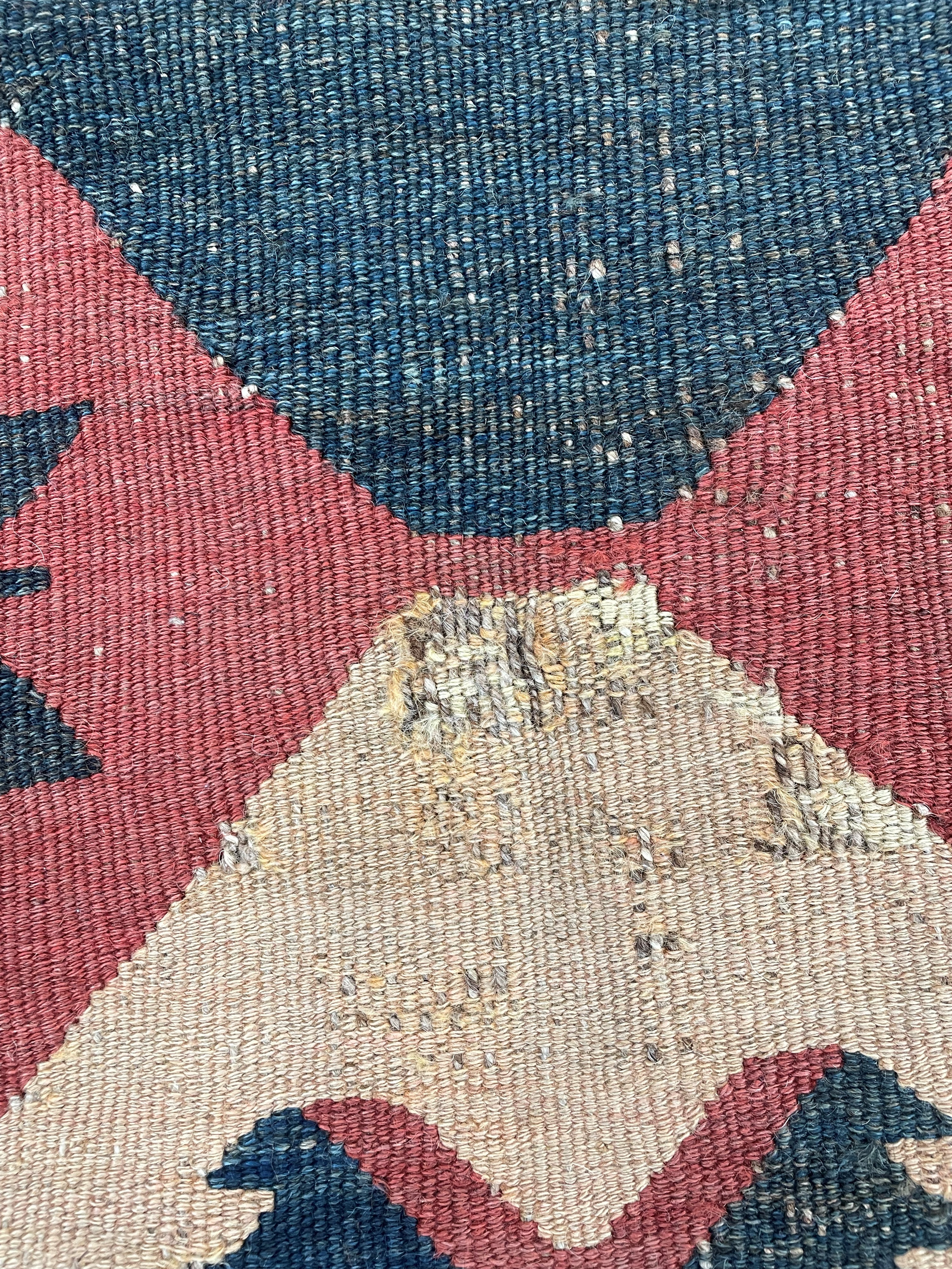 Kilim Kyrghz, Tappeto del Turkestan Occidentale, Inizio XX secolo