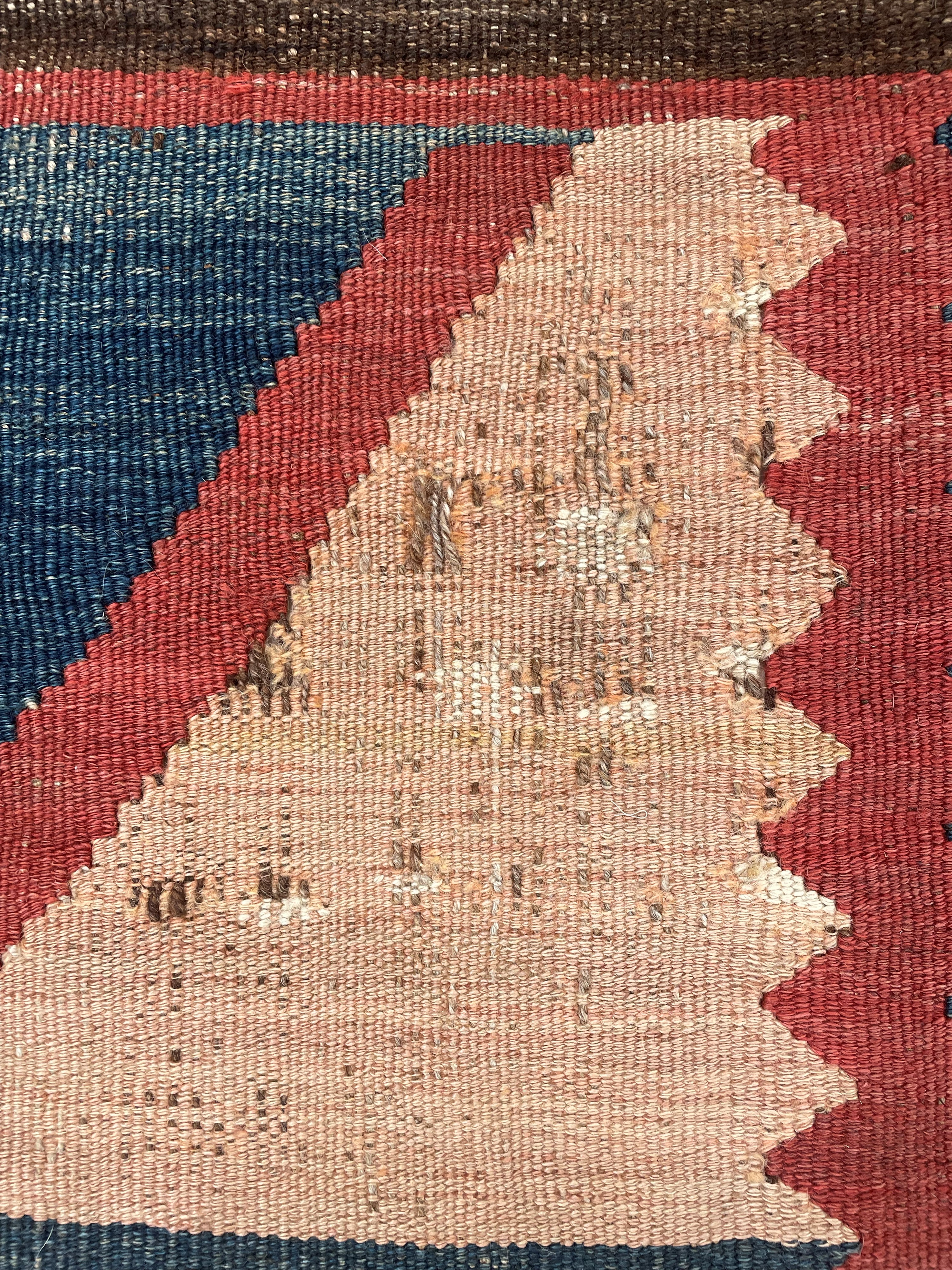Kilim Kyrghz, Tappeto del Turkestan Occidentale, Inizio XX secolo
