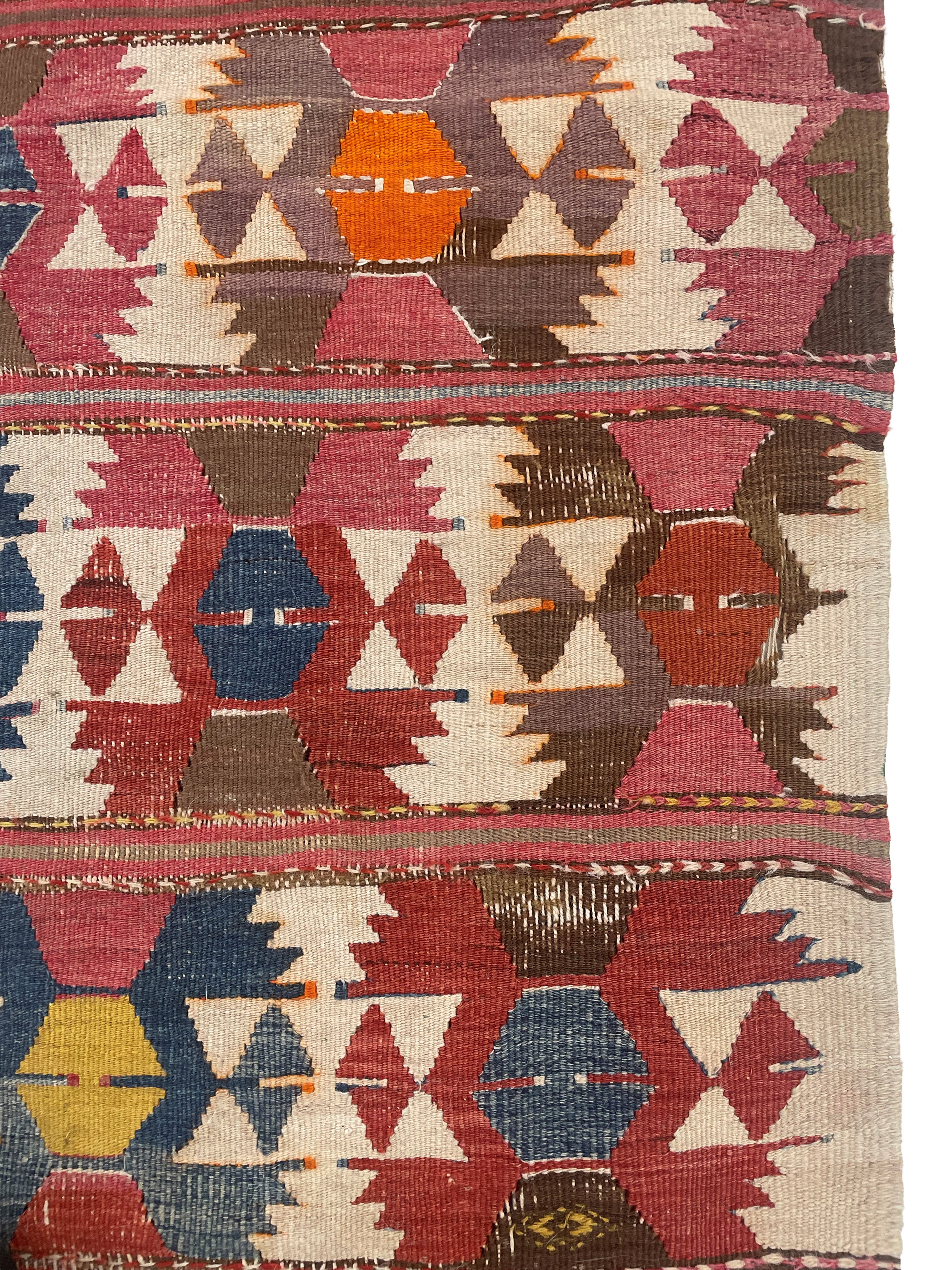 Kilim di Denizli, Anatolia occidentale, metà XIX secolo