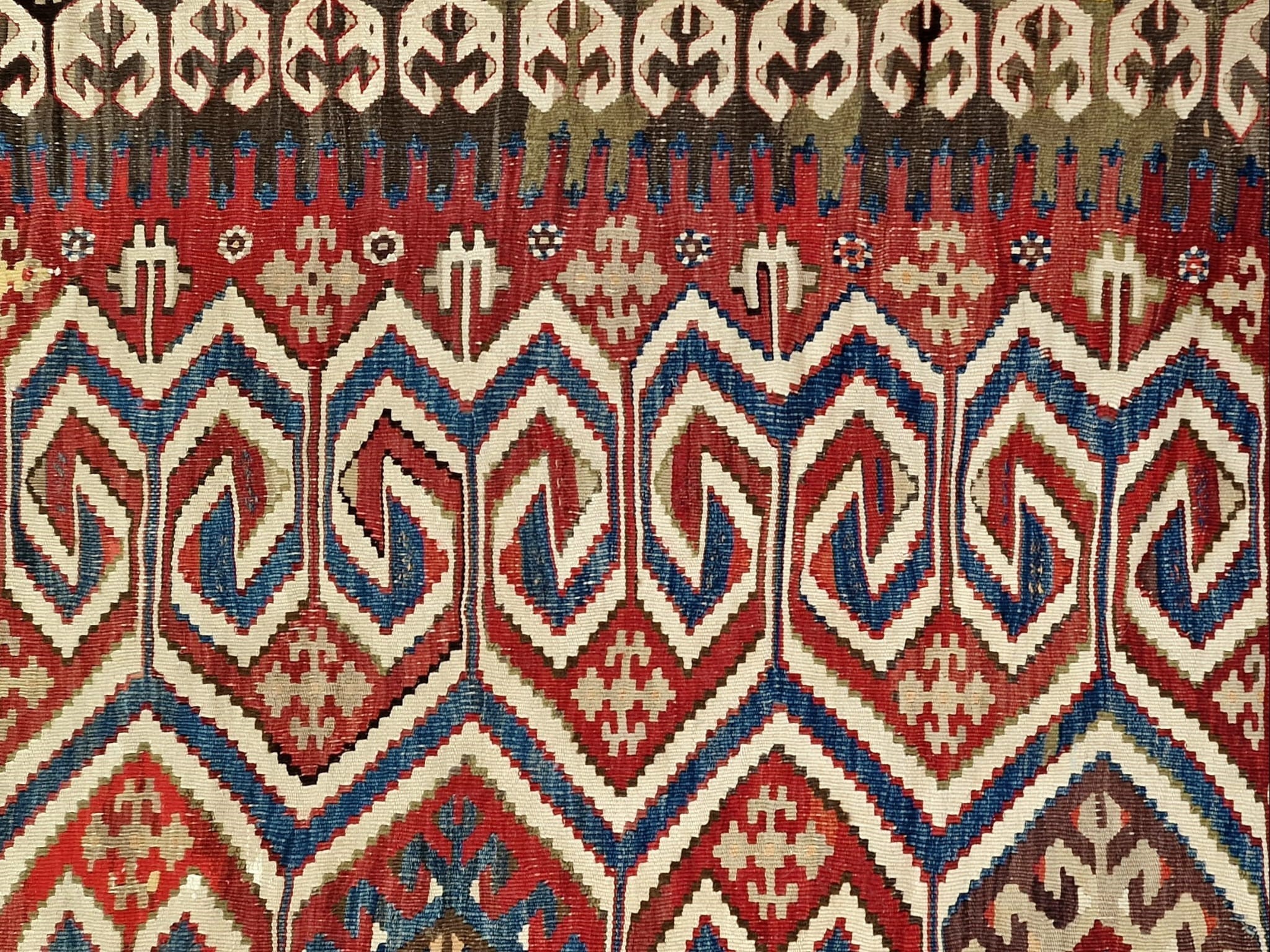 Kilim Aydin, Anatolia occidentale, seconda metà XIX secolo