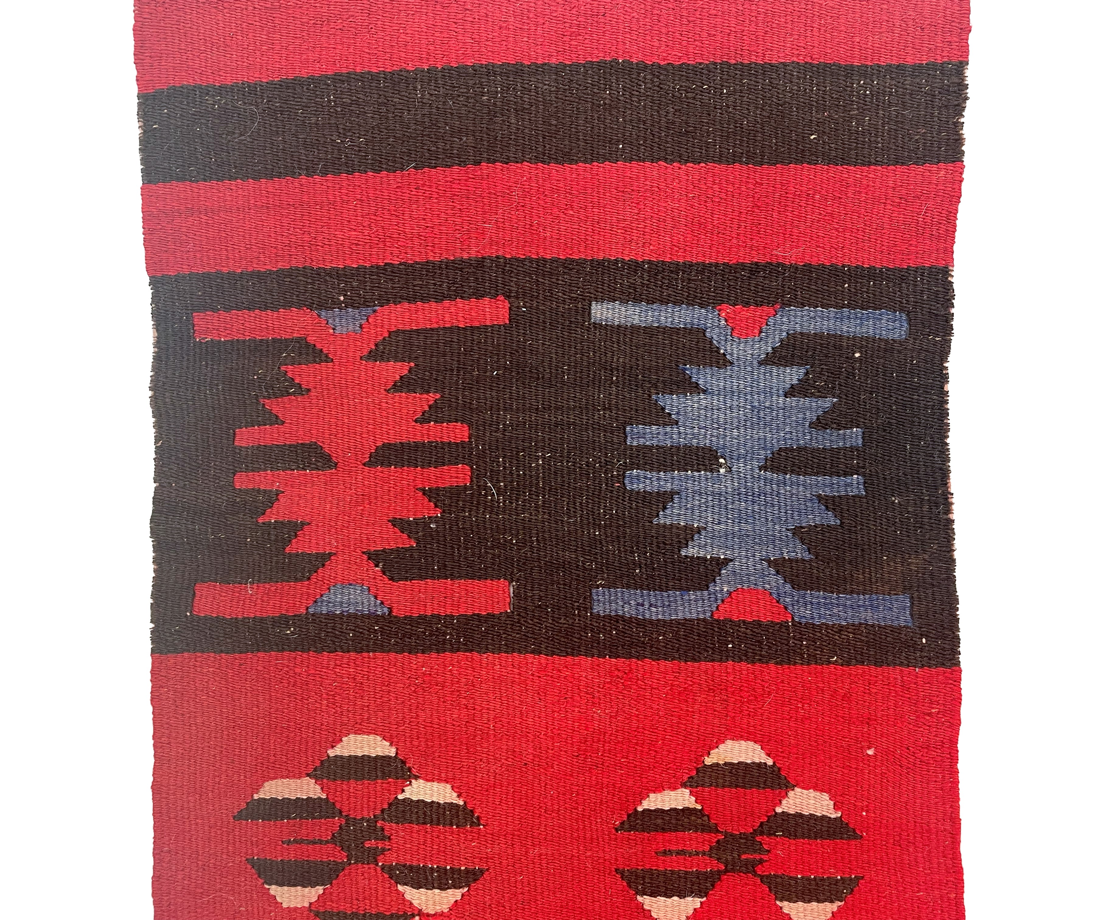 Kilim del Sudest Europa (probabilmente Albania), Due pannelli tessili, prima metà del XX secolo