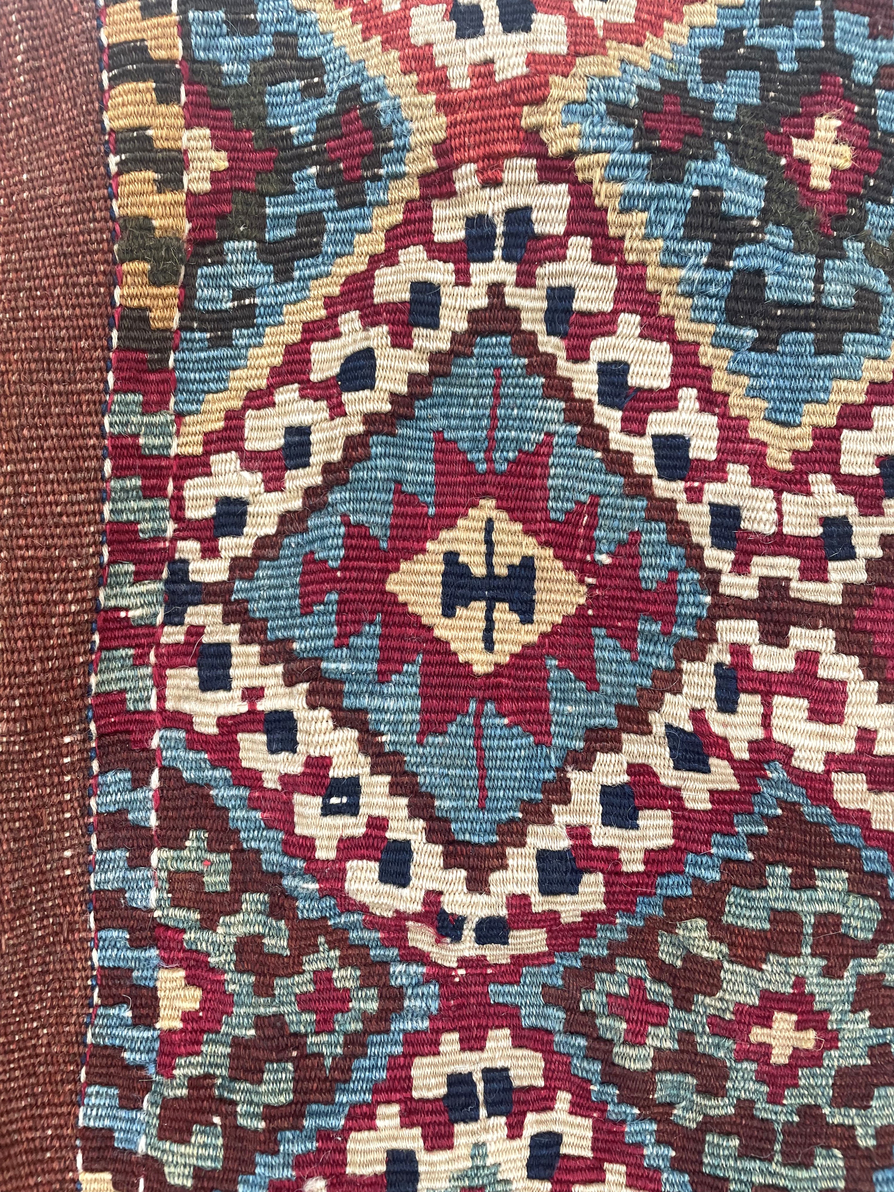 Tappeto Kilim Area di Malatya, Anatolia Orientale, Fine XIX secolo