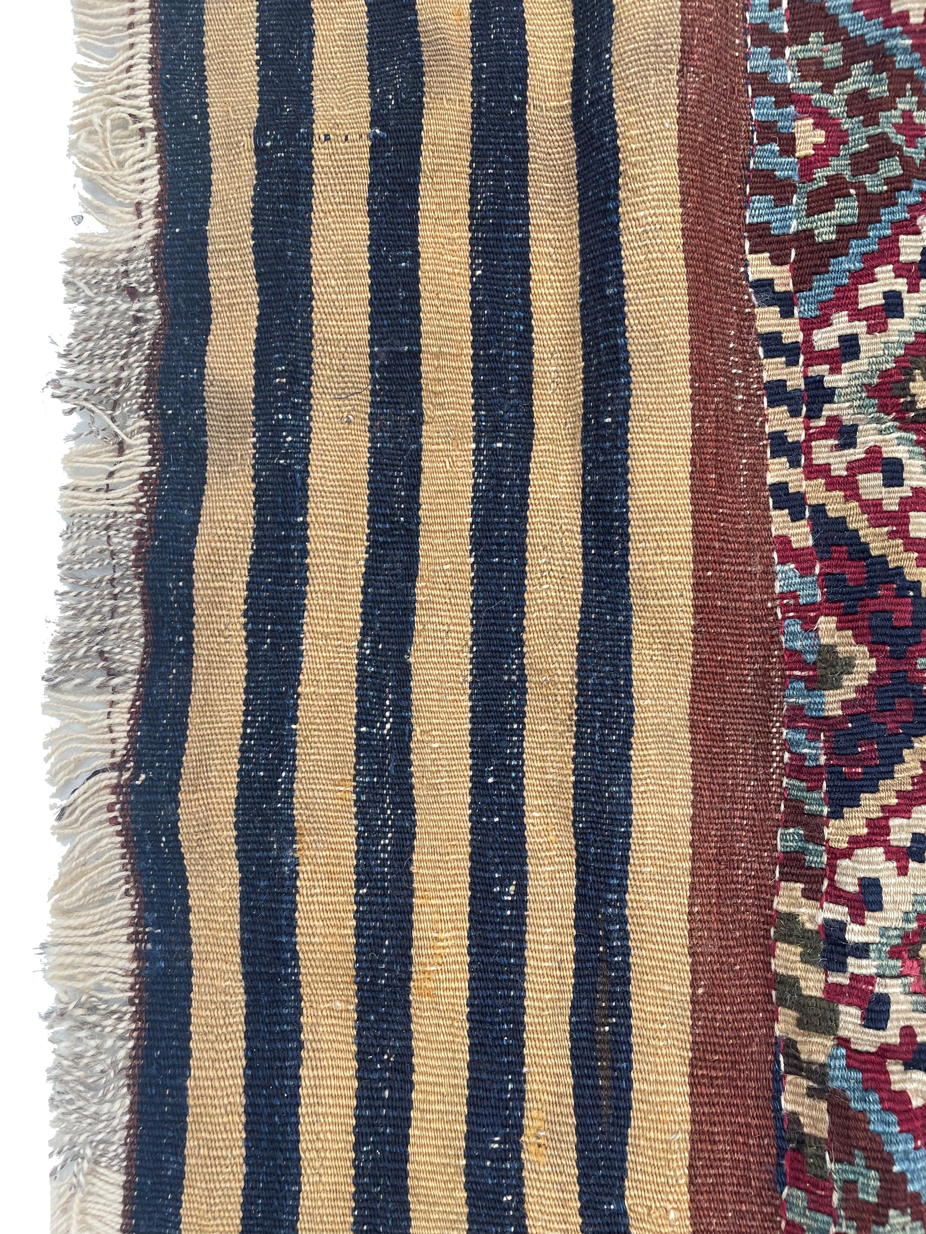 Tappeto Kilim Area di Malatya, Anatolia Orientale, Fine XIX secolo