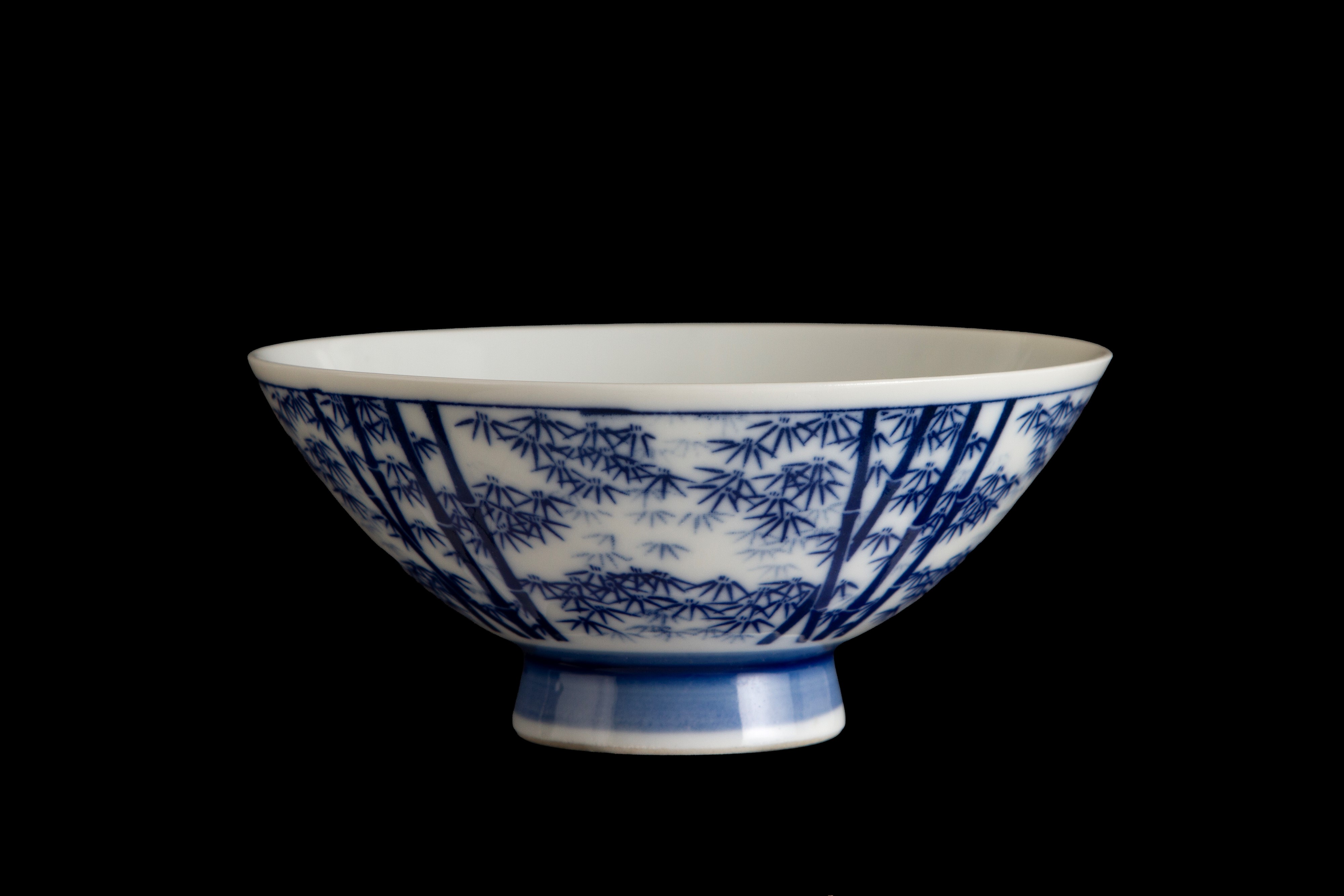 Ciotola in porcellana bianca e blu