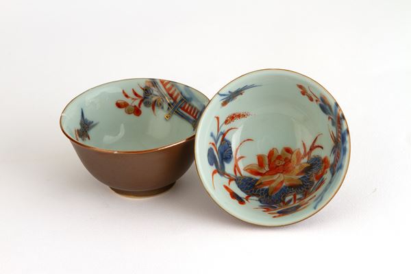 Pair of Imari cups