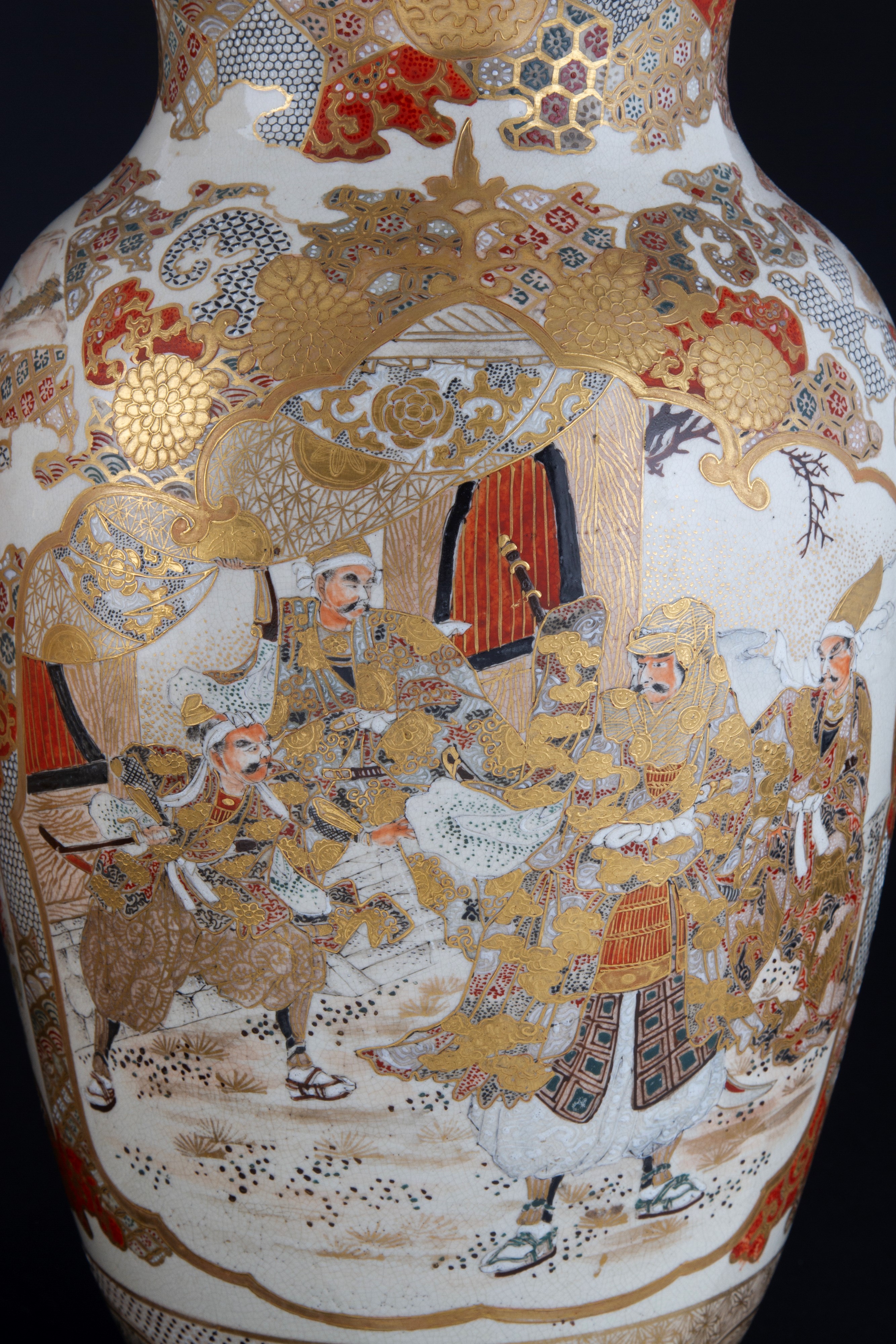 Coppia di vasi Satsuma