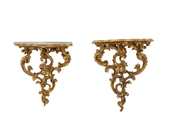 Pair of small consoles