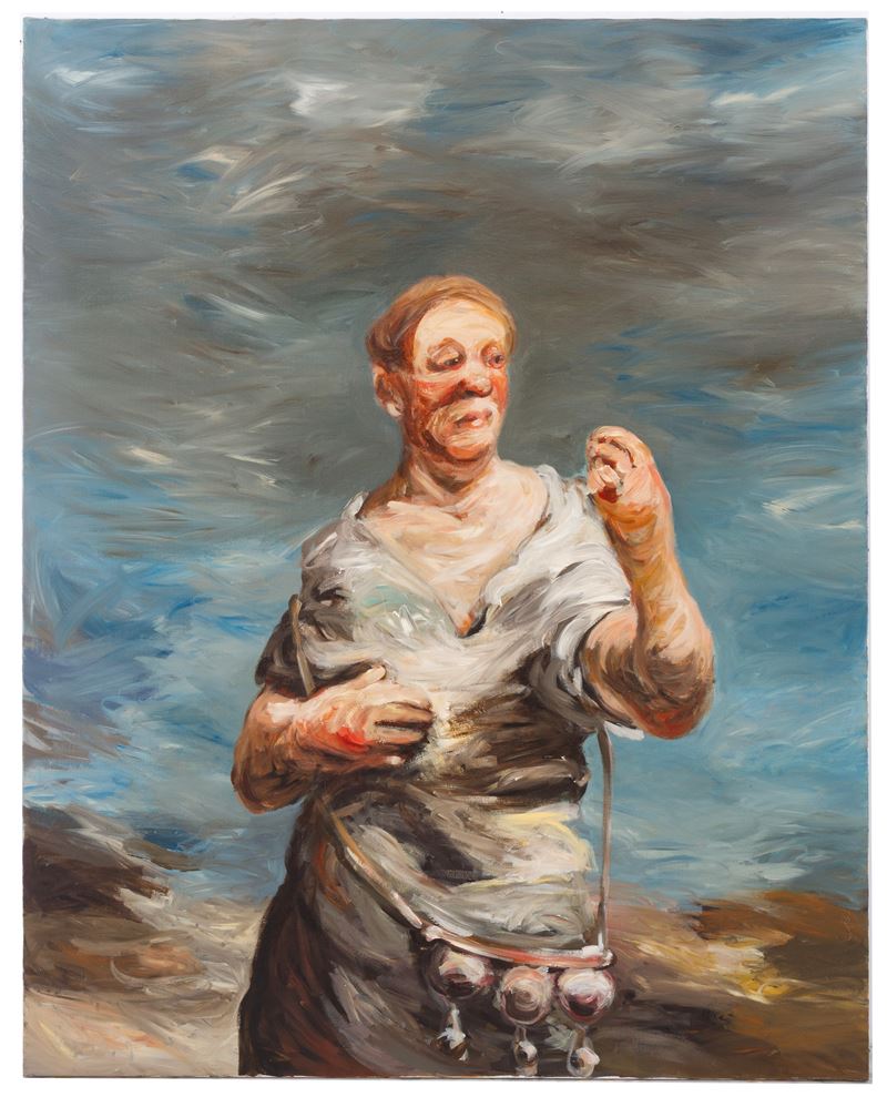 Benedicte Peyrat - Acrilico SOI-MEME COMME UN AUTRE, 2007, 162x130 cm